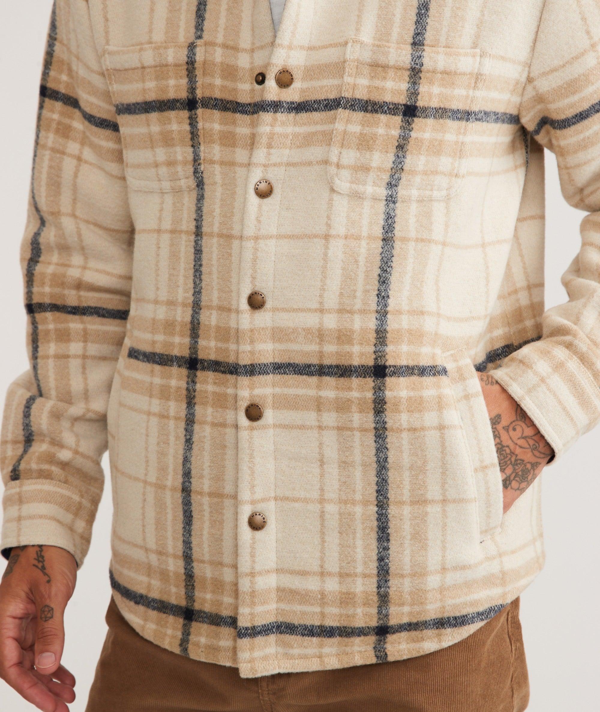 Plaid Snap Shacket Product Image