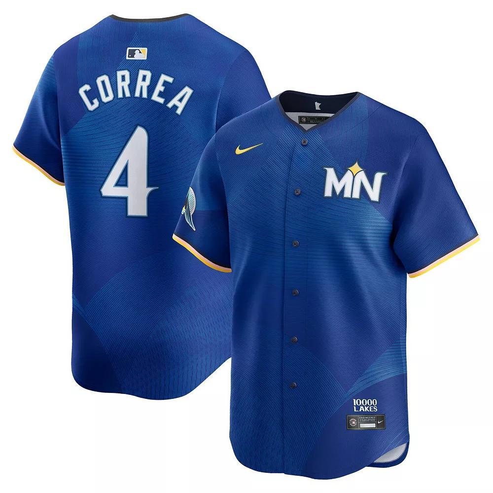 Men's Nike Carlos Correa Royal Minnesota Twins City Connect  Limited Player Jersey, Size: Large, Blue Product Image