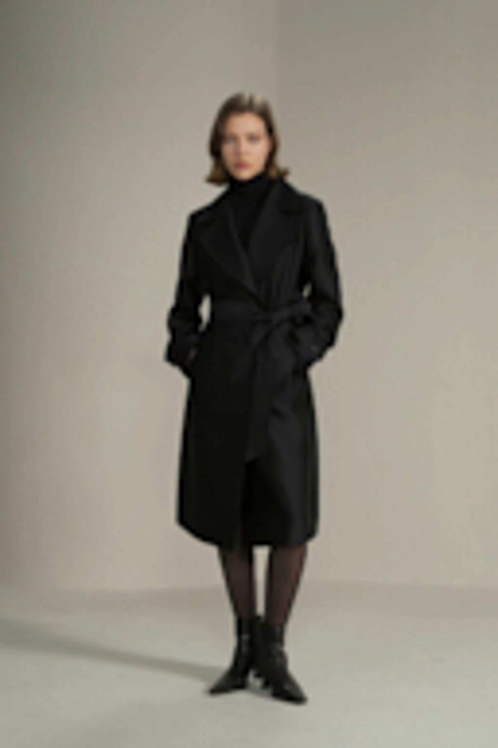 Silk-Wool Mixed Trenchcoat Product Image
