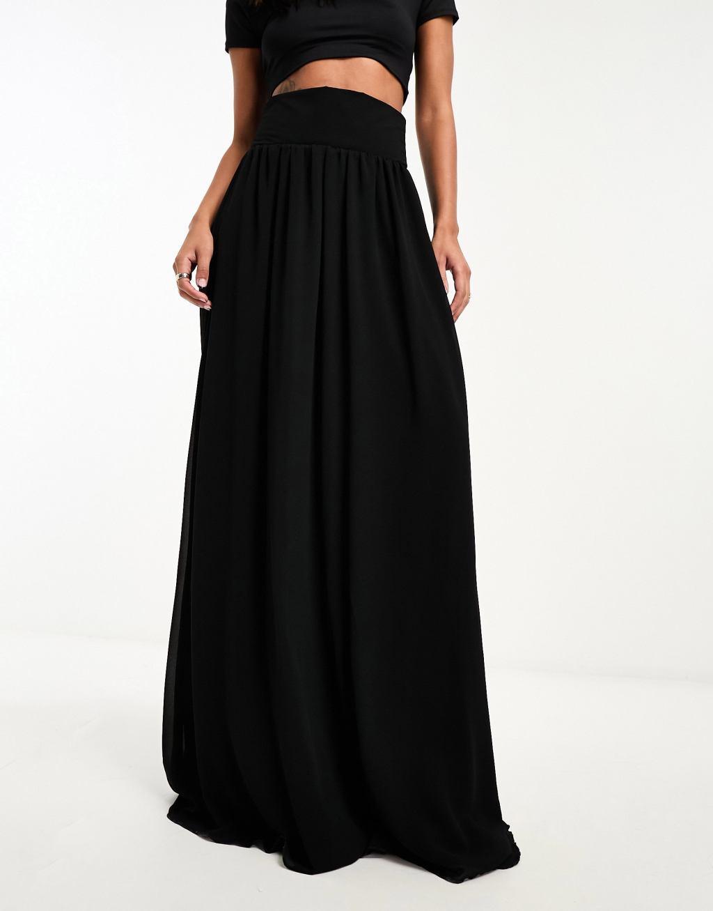 TFNC pleated maxi skirt Product Image