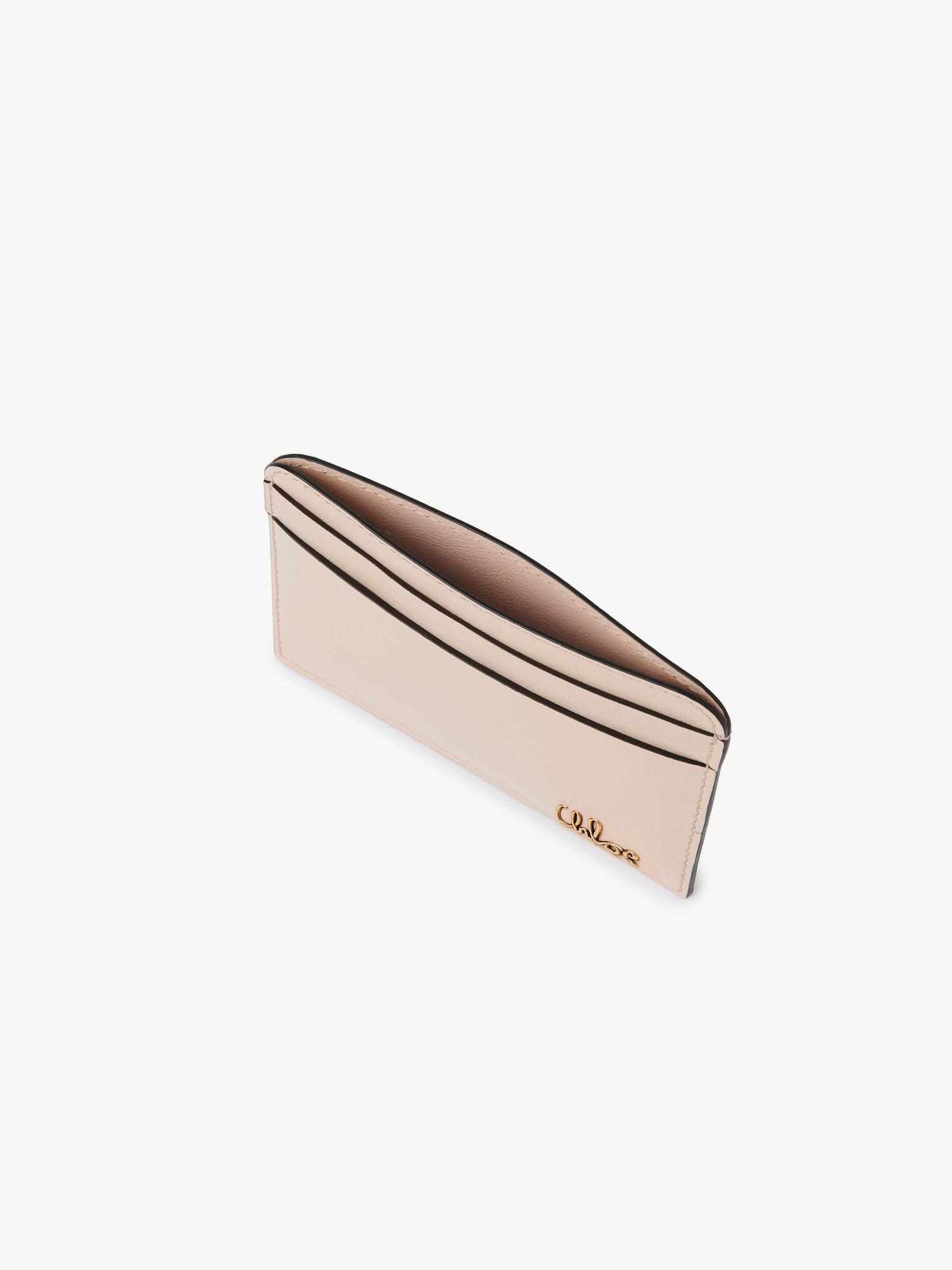 Chloé Iconic card holder in shiny leather Product Image