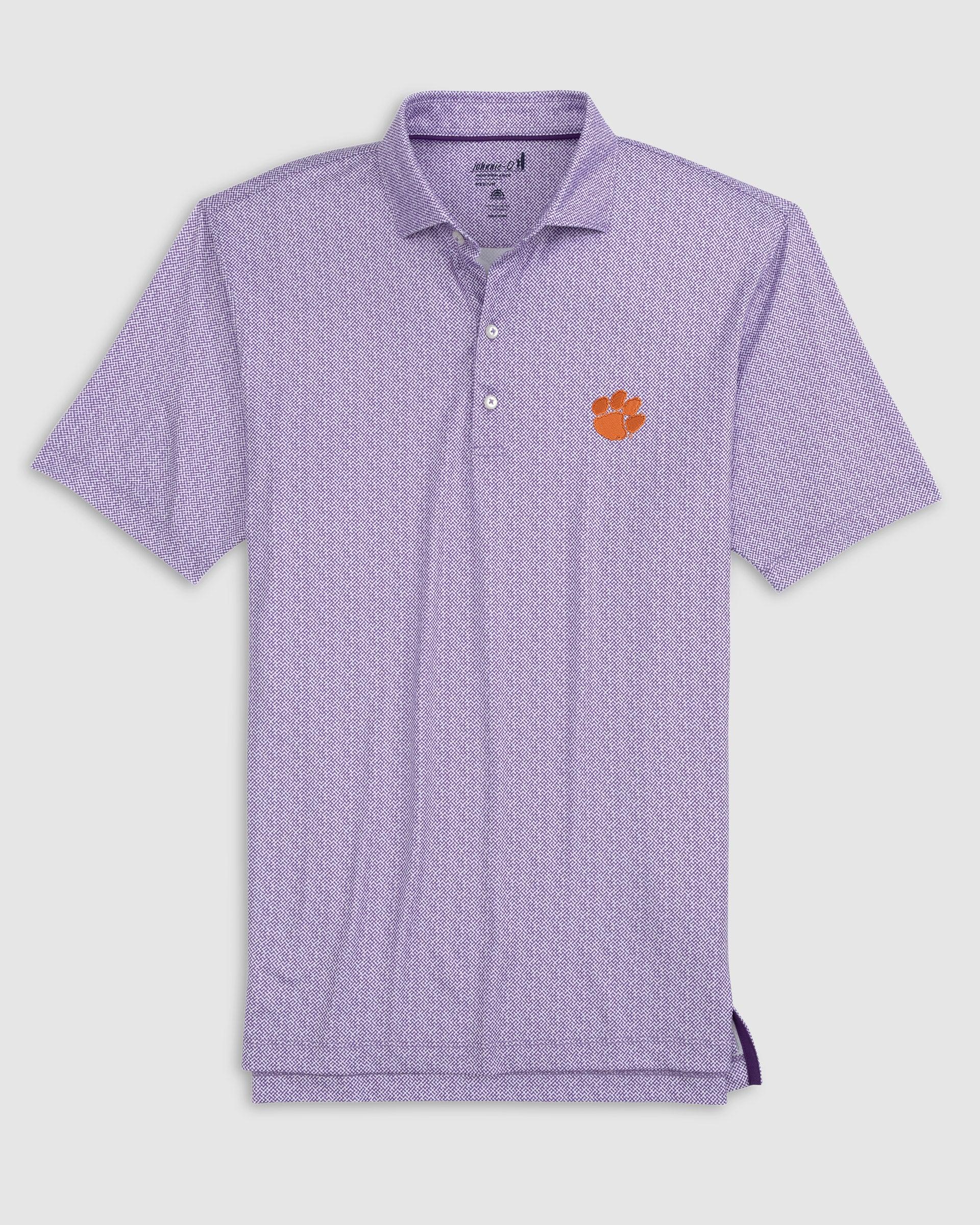 johnnie-O Texas Christian Hinson Jersey Performance Polo - Horned Frog Logo Product Image