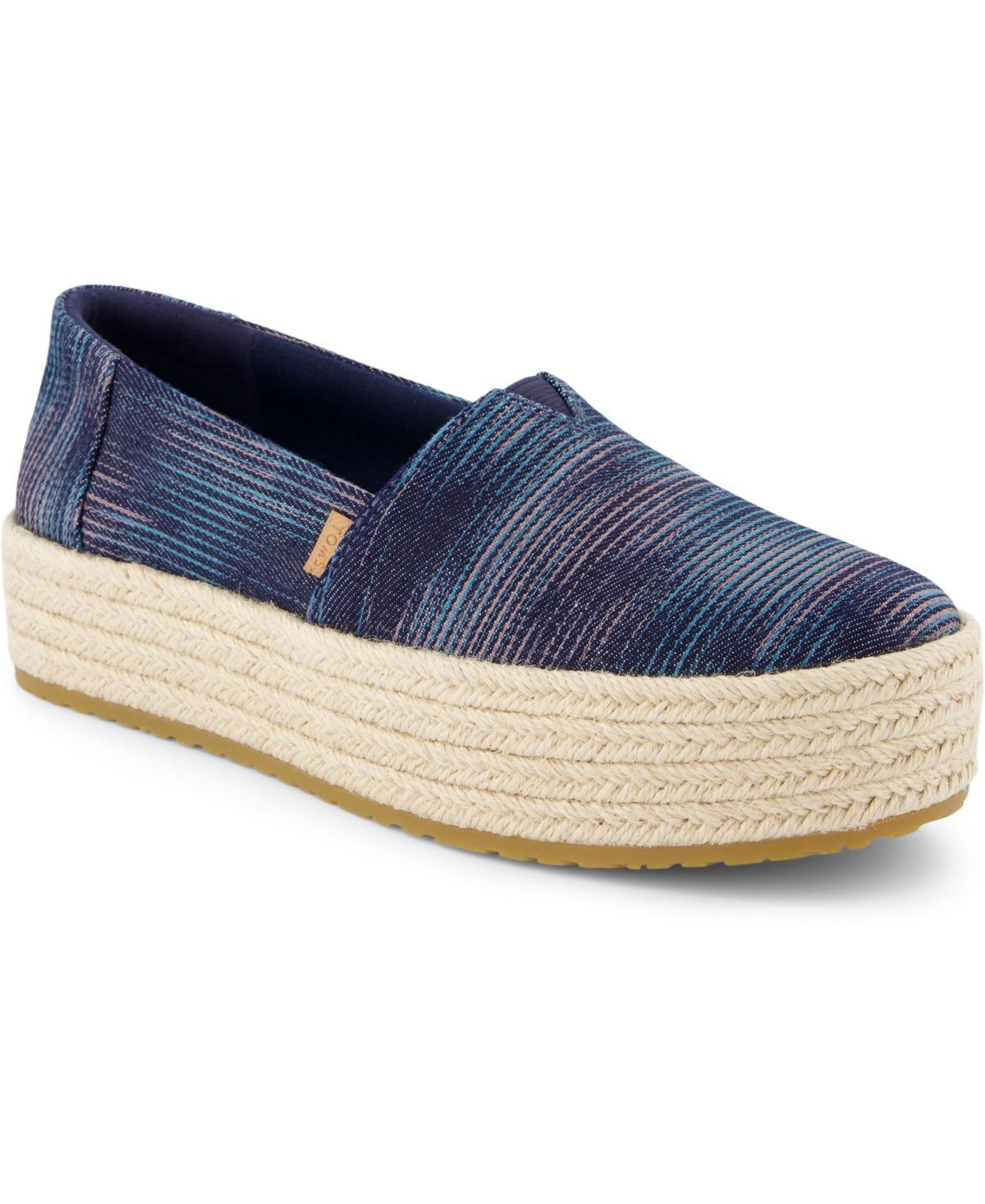 TOMS Valencia (Pastel Novelty Denim) Women's Shoes Product Image