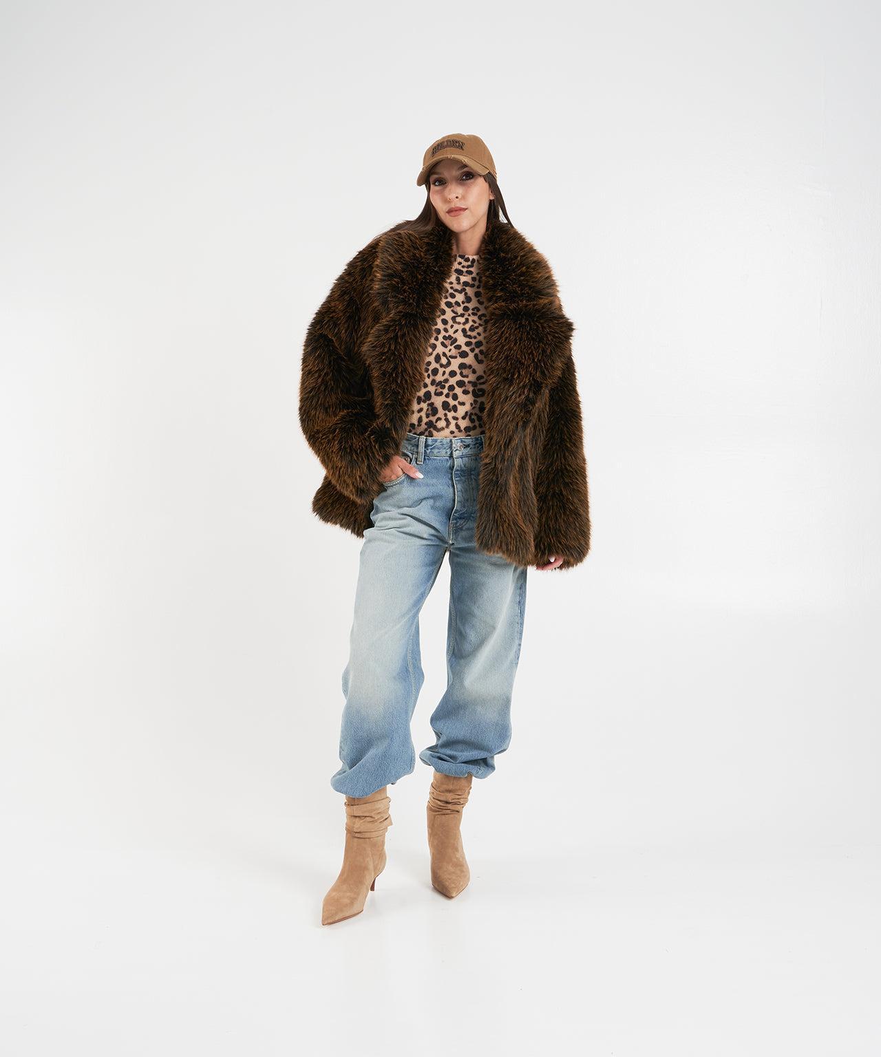 Pullover with Animal Print Product Image