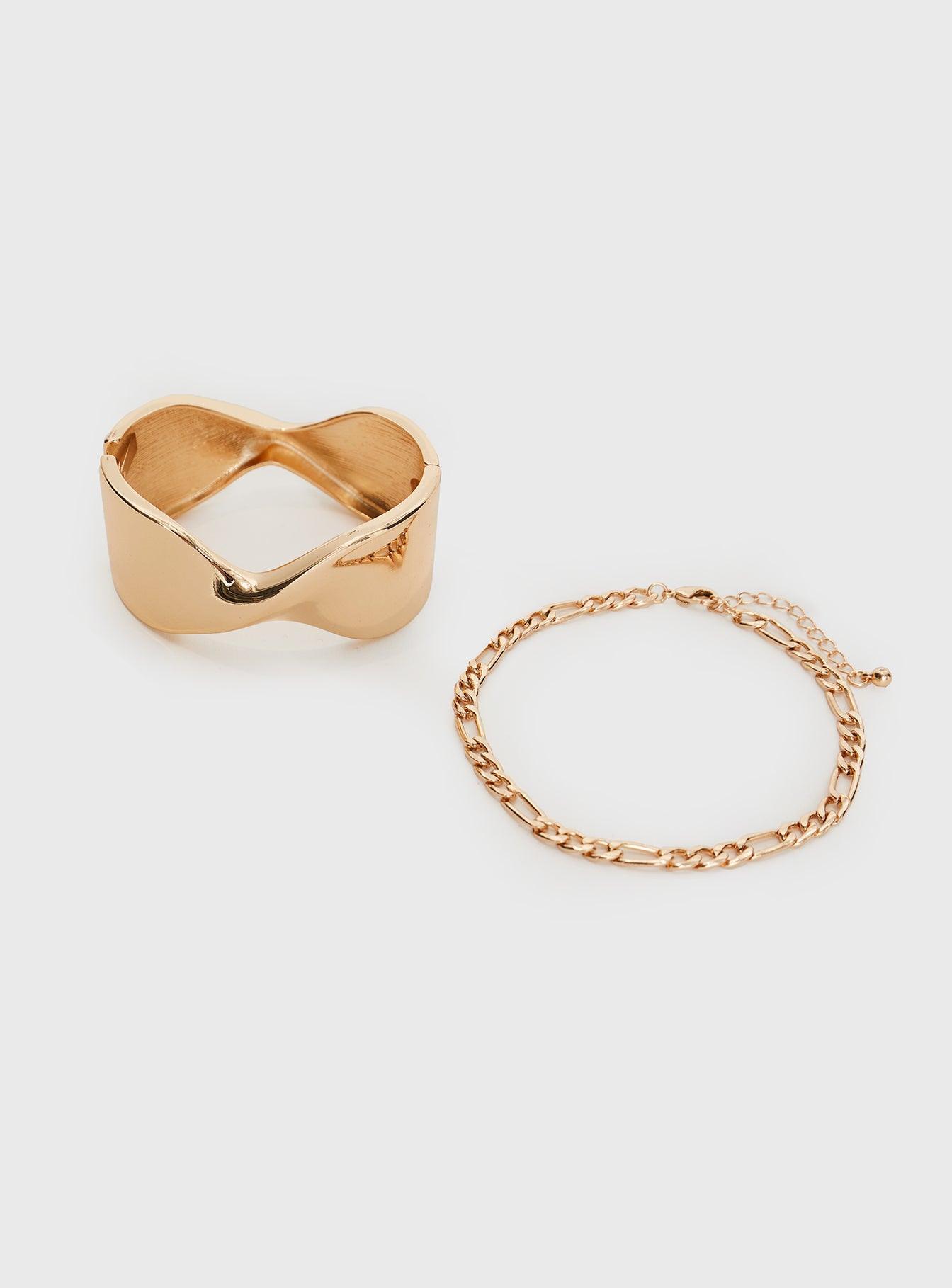 Elowen Bracelet Pack Gold Product Image