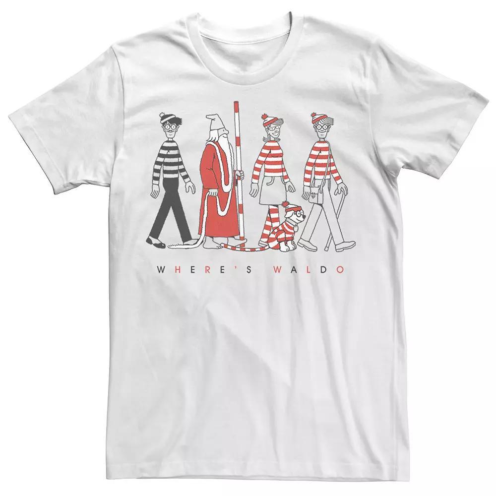 Men's Where's Waldo Group Walk Stripes Tee,  Product Image