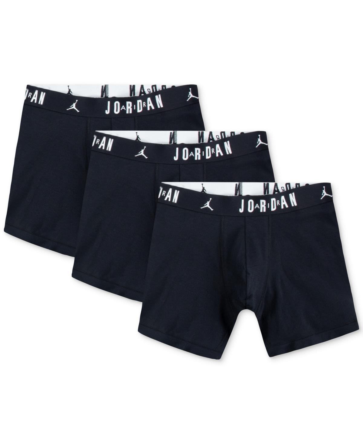 Mens Flight Cotton Boxer Briefs (3-Pack) Product Image