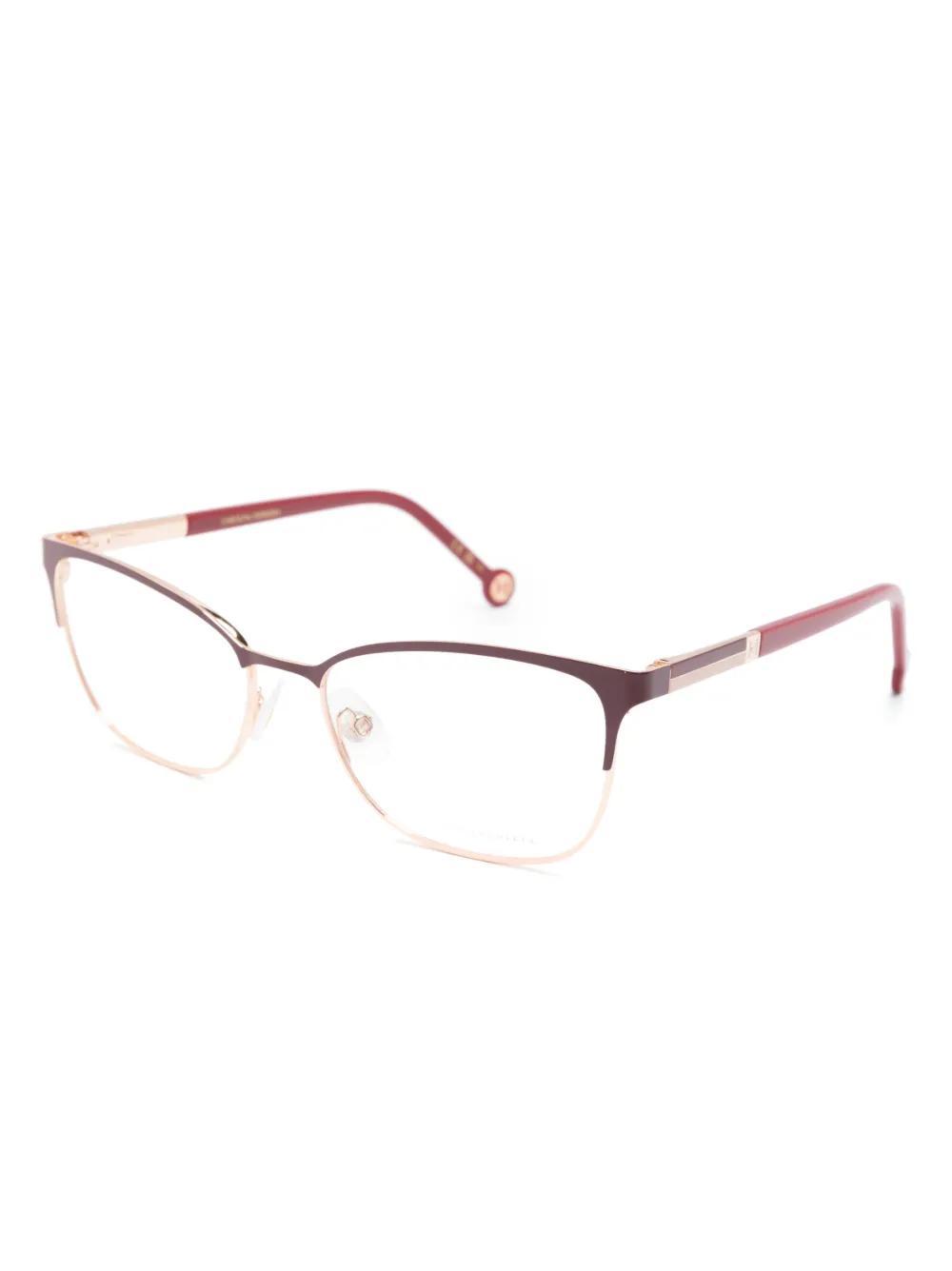 CAROLINA HERRERA Butterfly-frame Glasses In Rot Product Image