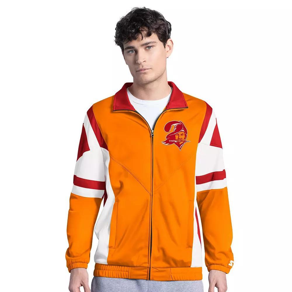 Men's Starter Orange Tampa Bay Buccaneers Contender Vintage Logo Full-Zip Track Jacket,  Product Image