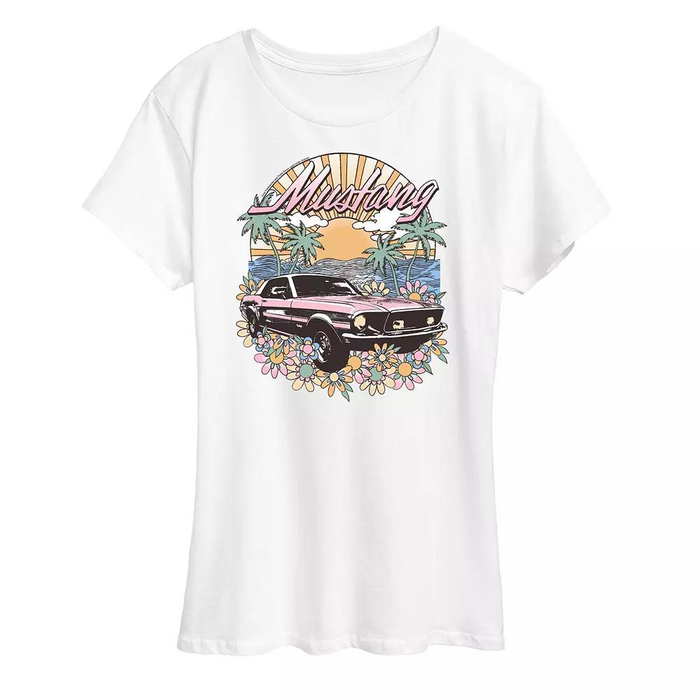 Women's Ford Vintage Mustang Graphic Tee,  Product Image