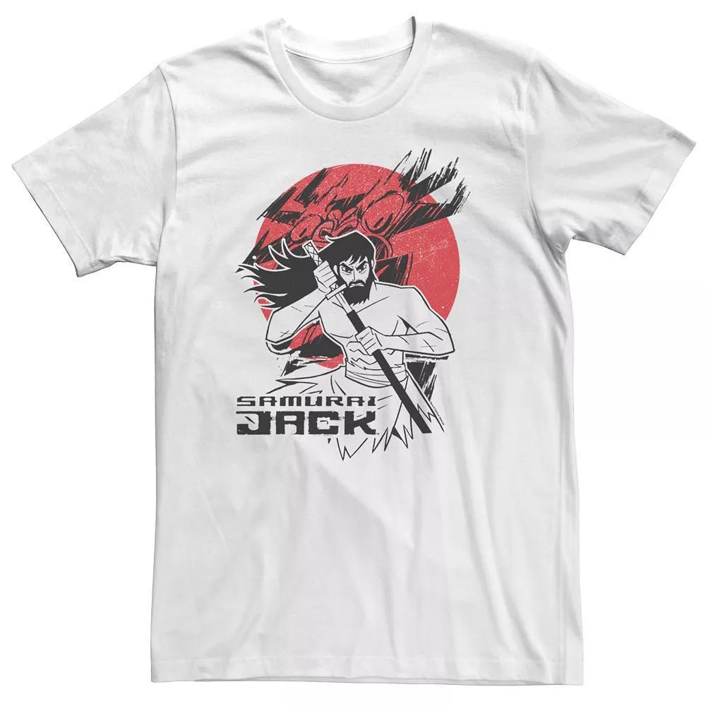 Big & Tall Cartoon Network Samurai Jack The Warrior & The Sun Sketch Tee, Men's,  Product Image