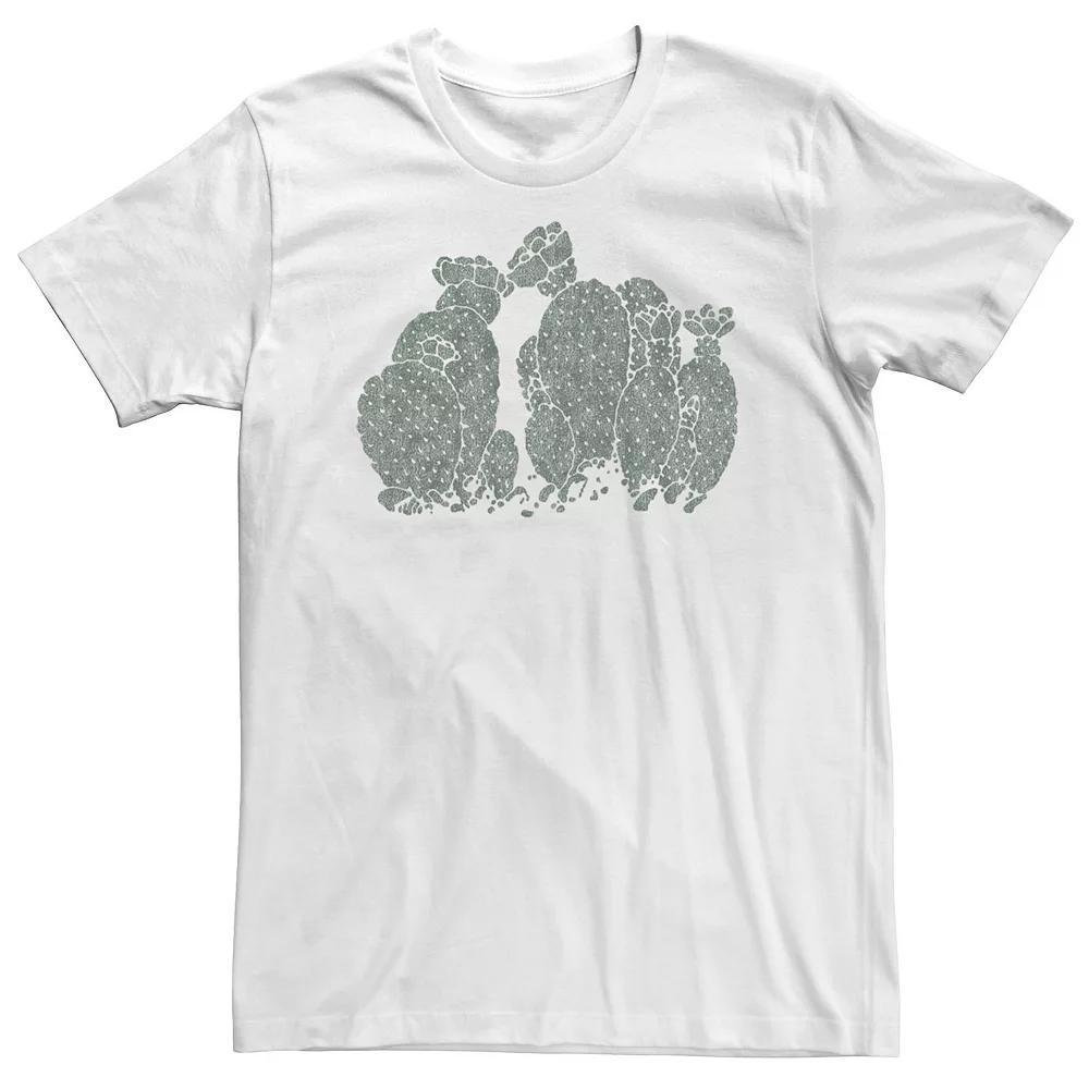 Big & Tall Trendy Cactus Patch Tee, Men's,  Product Image