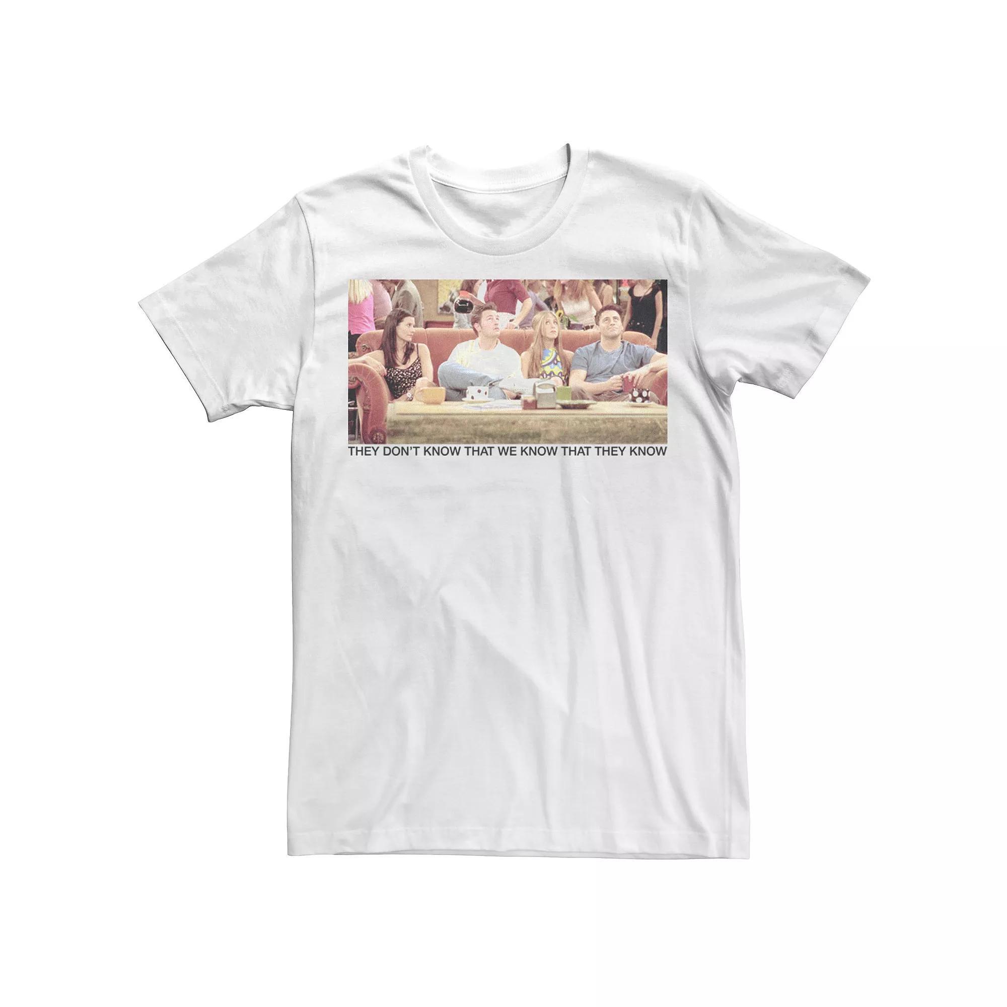 Men's Friends Group Couch CP Photo Real Group Shot Tee,  Product Image