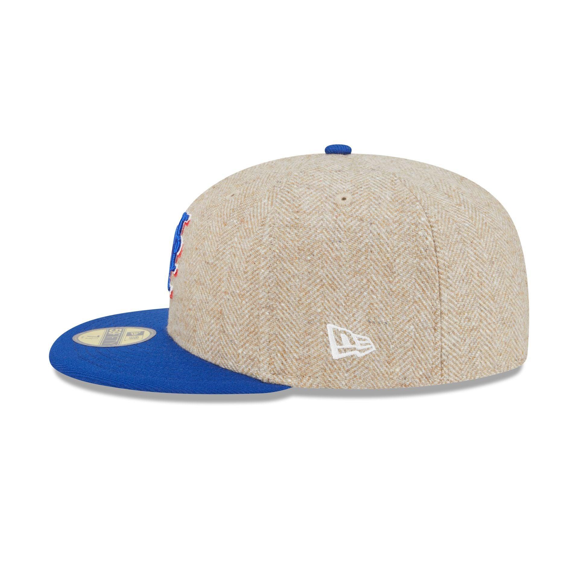 New York Mets Herringbone Moon 59FIFTY Fitted Hat Male Product Image