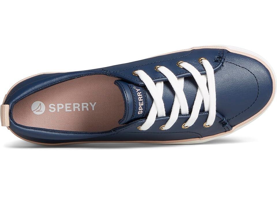 Sperry Crest Vibe Platform (Navy Leather) Women's Shoes Product Image