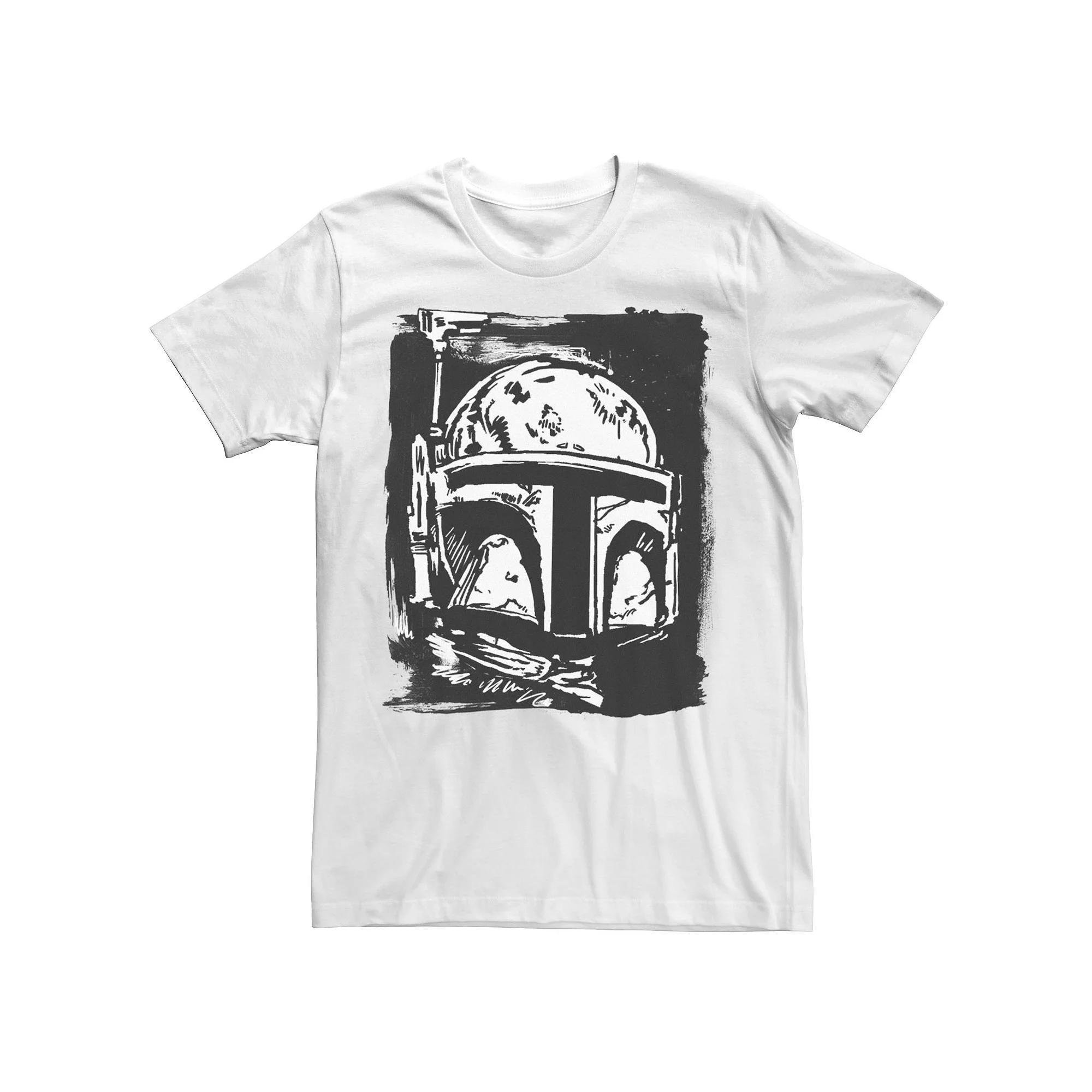 Men's Star Wars Boba Fett Paint Smear Stamp Tee,  Product Image