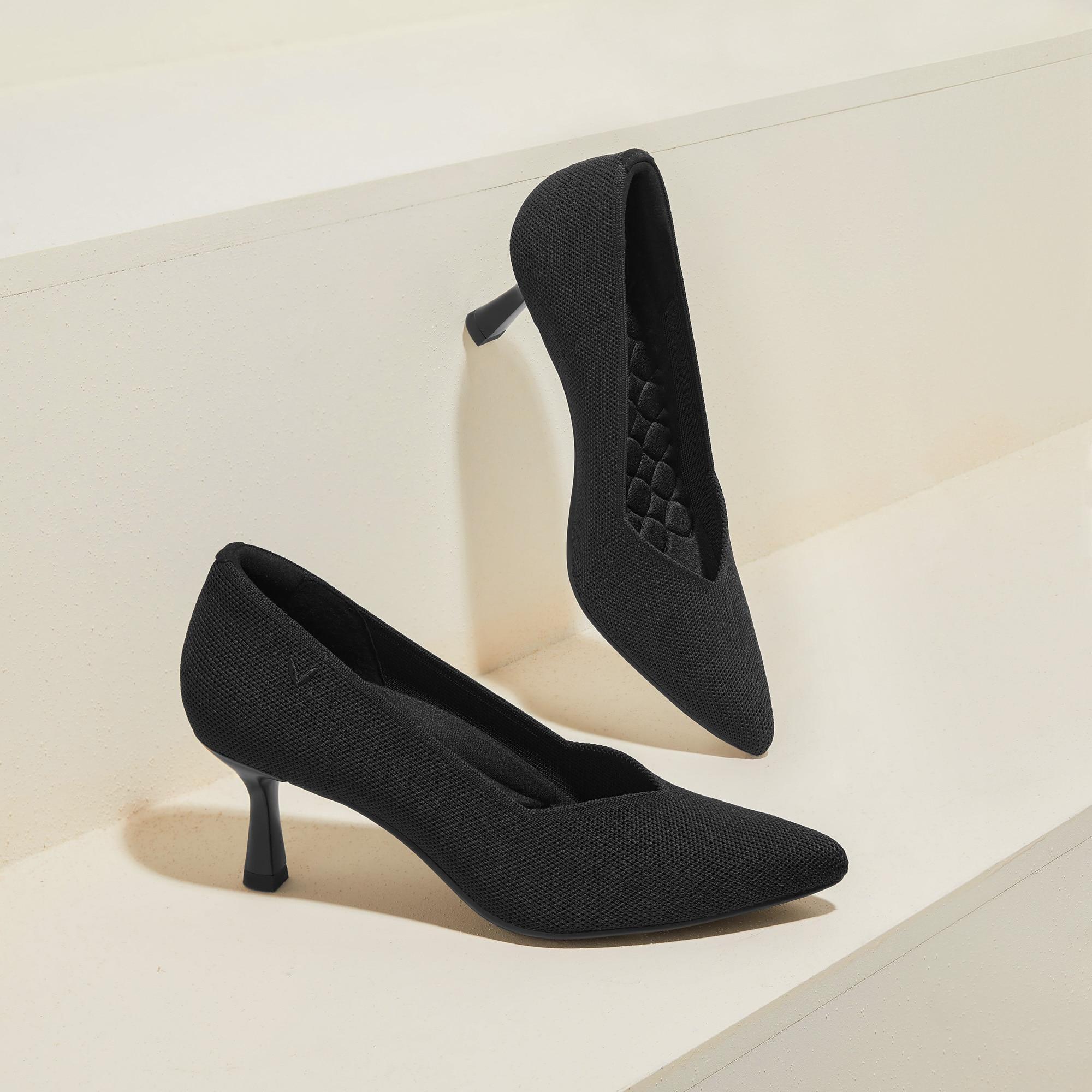 Pointed-Toe Mid Heels (Anna) Product Image