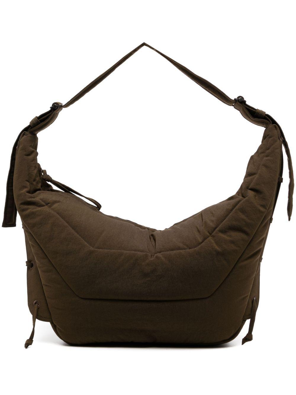 LEMAIRE Large Soft Game Bag In Brown Product Image