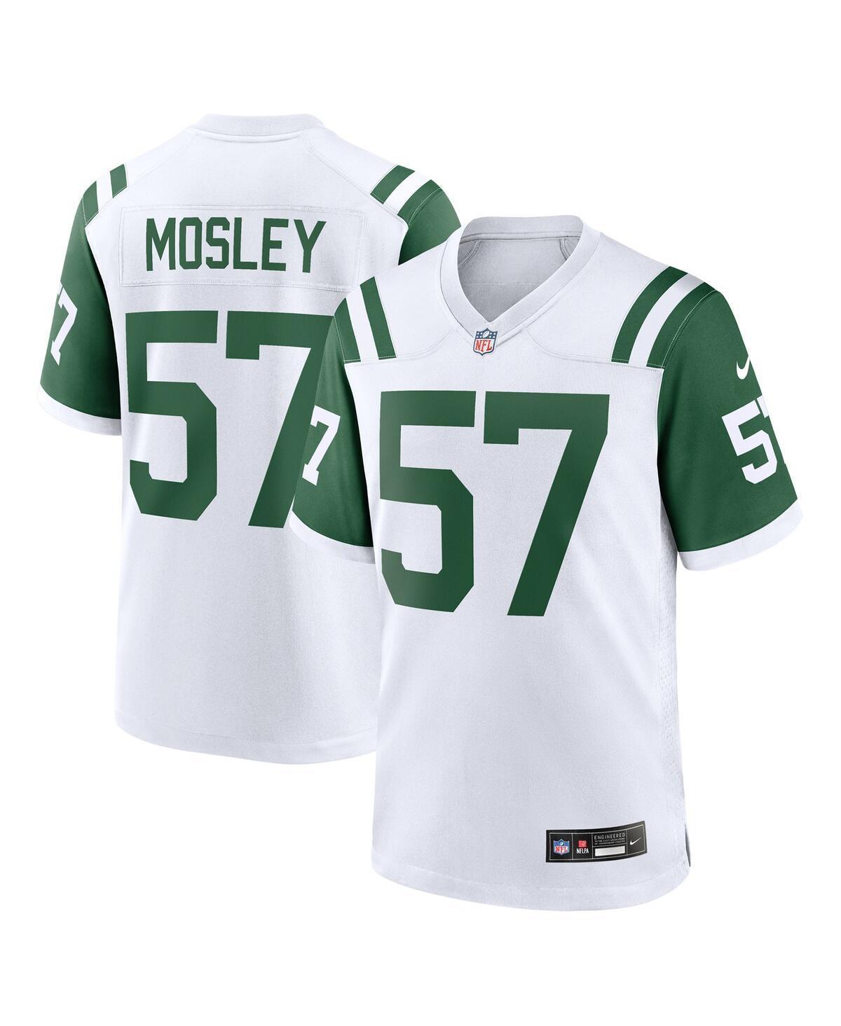 Nike Mens C.j. Mosley White New York Jets Classic Alternate Game Jersey - White Product Image