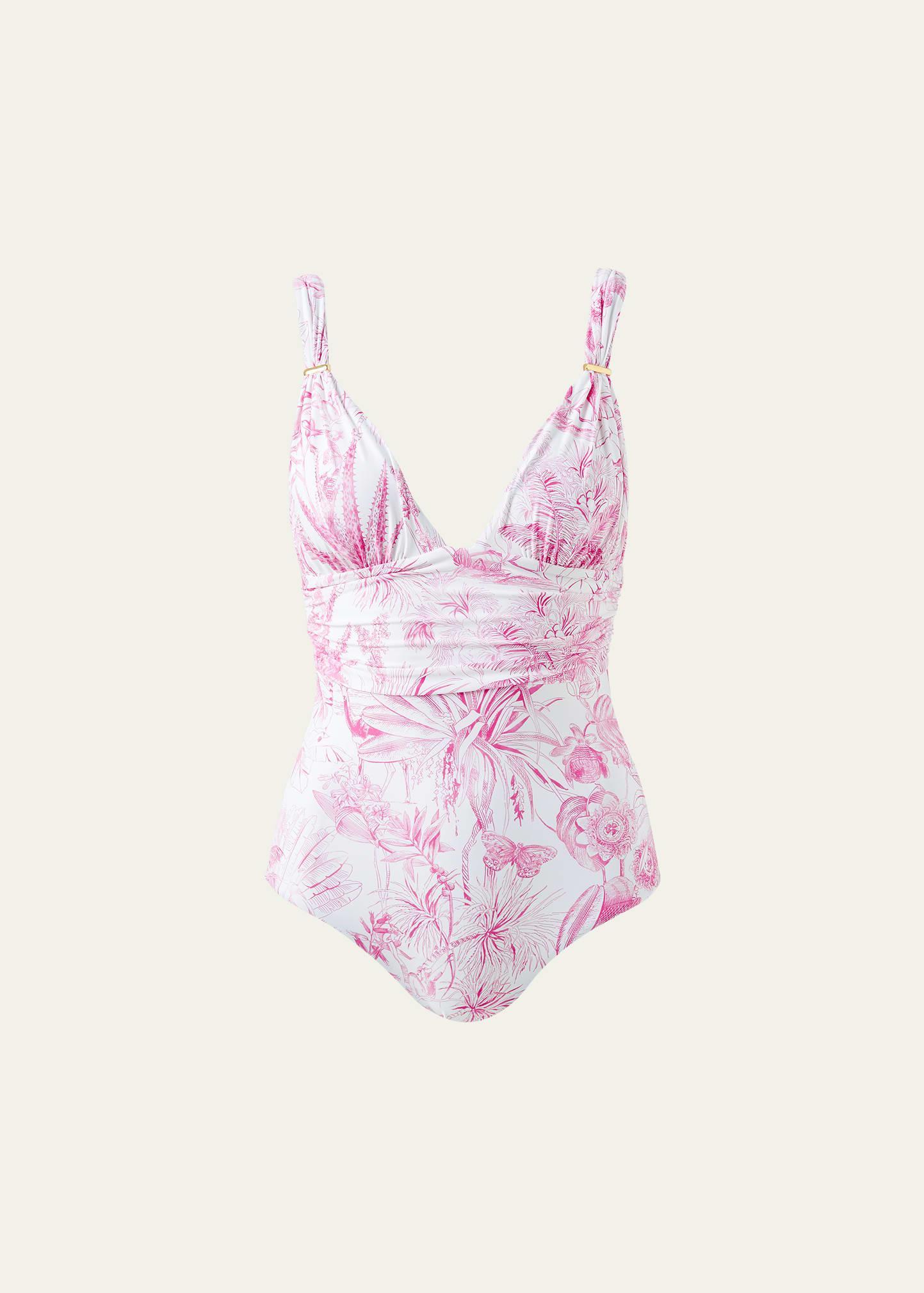 Womens Panarea Floral One-Piece Swimsuit Product Image