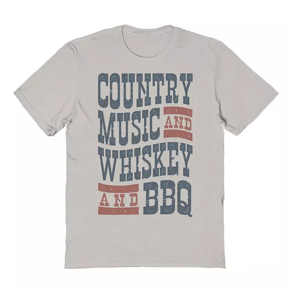 Men's COLAB89 Country Music & BBQ Graphic Tee,  Product Image