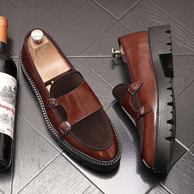 Monk Strap Platform Loafers Product Image