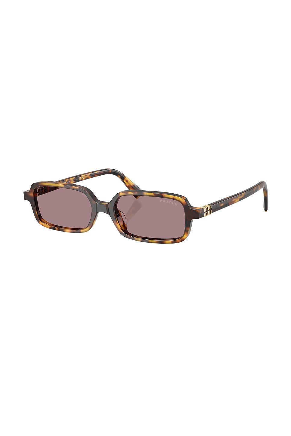 Narrow Rectangular Sunglasses Miu Miu Product Image