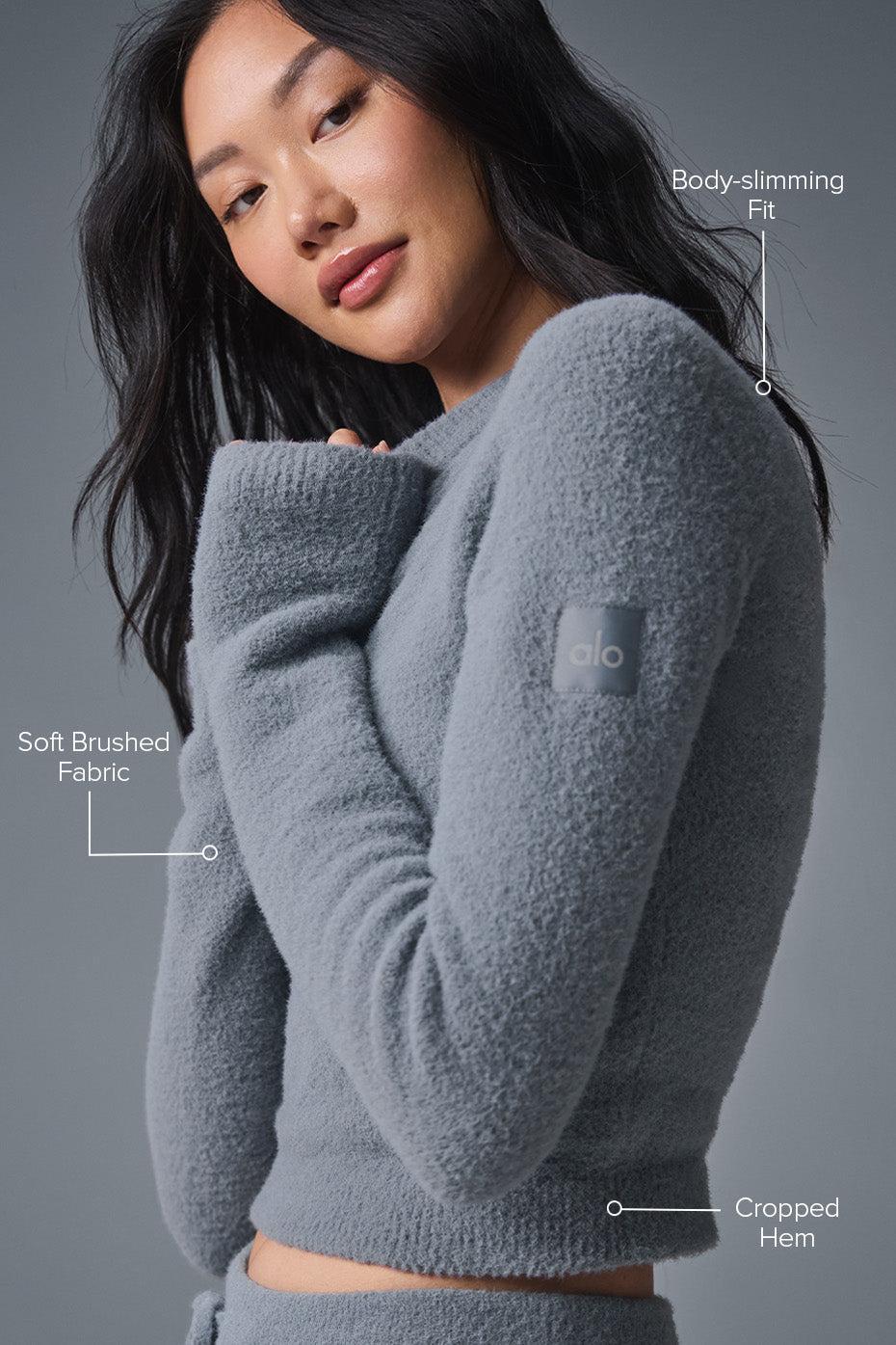 Snuggle Up Sweater Long Sleeve - Steel Grey Product Image