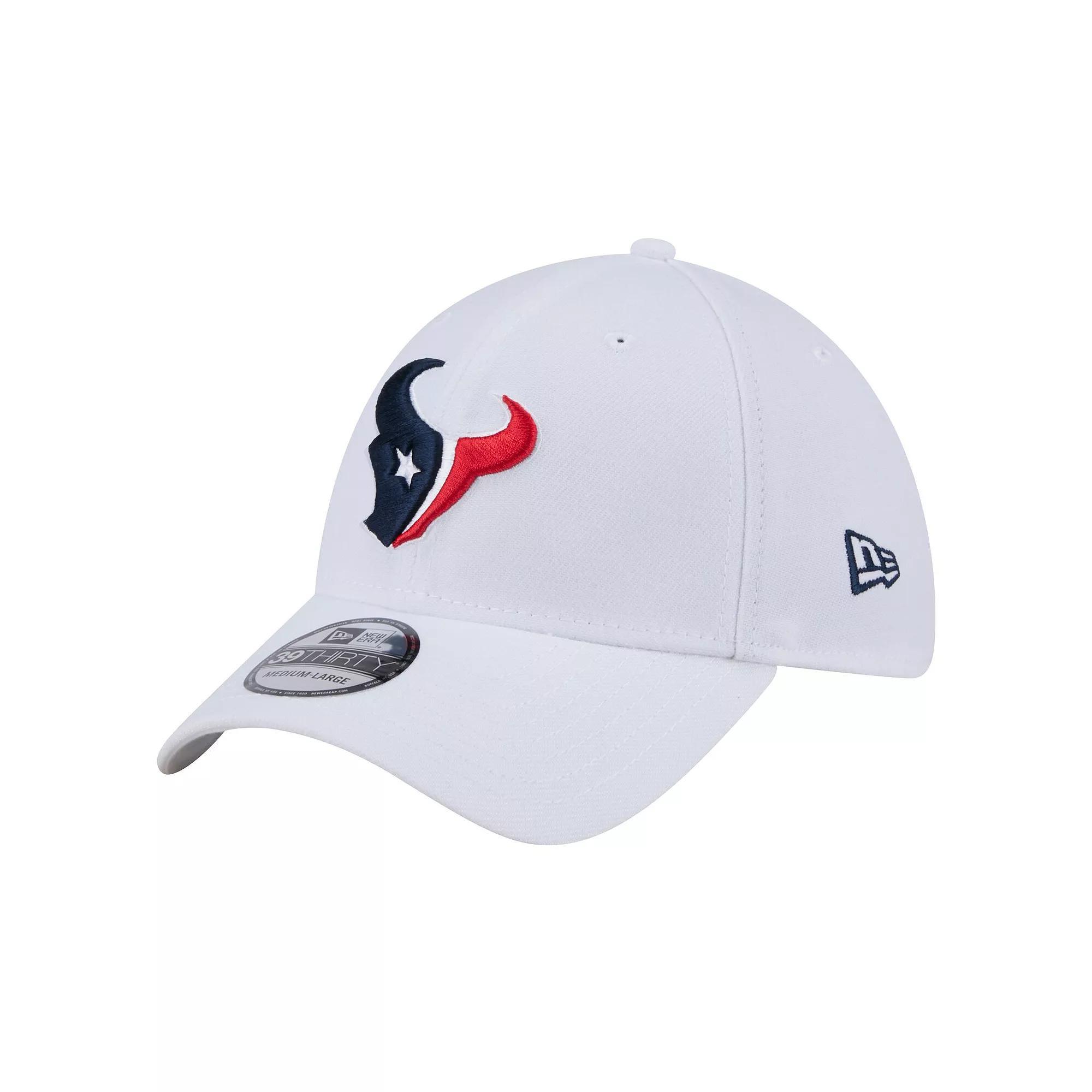 Men's New Era White Cleveland Browns Main 39THIRTY Flex Hat,  Product Image