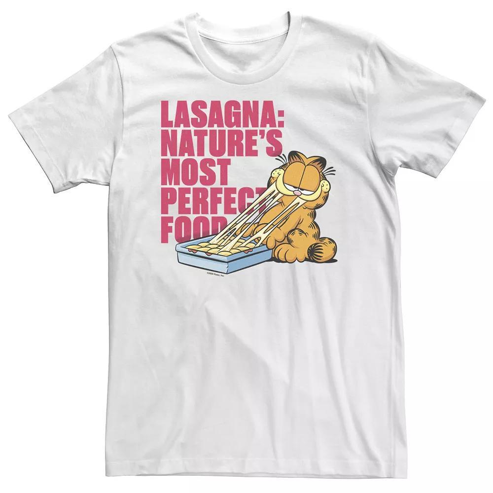 Big & Tall Garfield Lasagna Nature's Most Perfect Food Portrait Tee, Men's,  Product Image