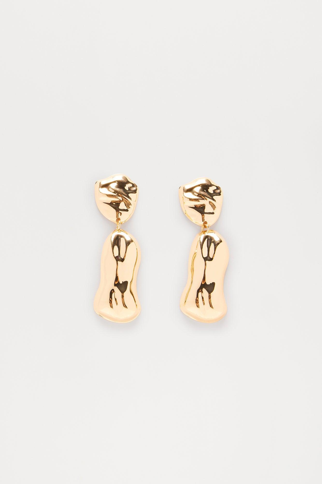 Metal Magic Earrings - Gold Product Image