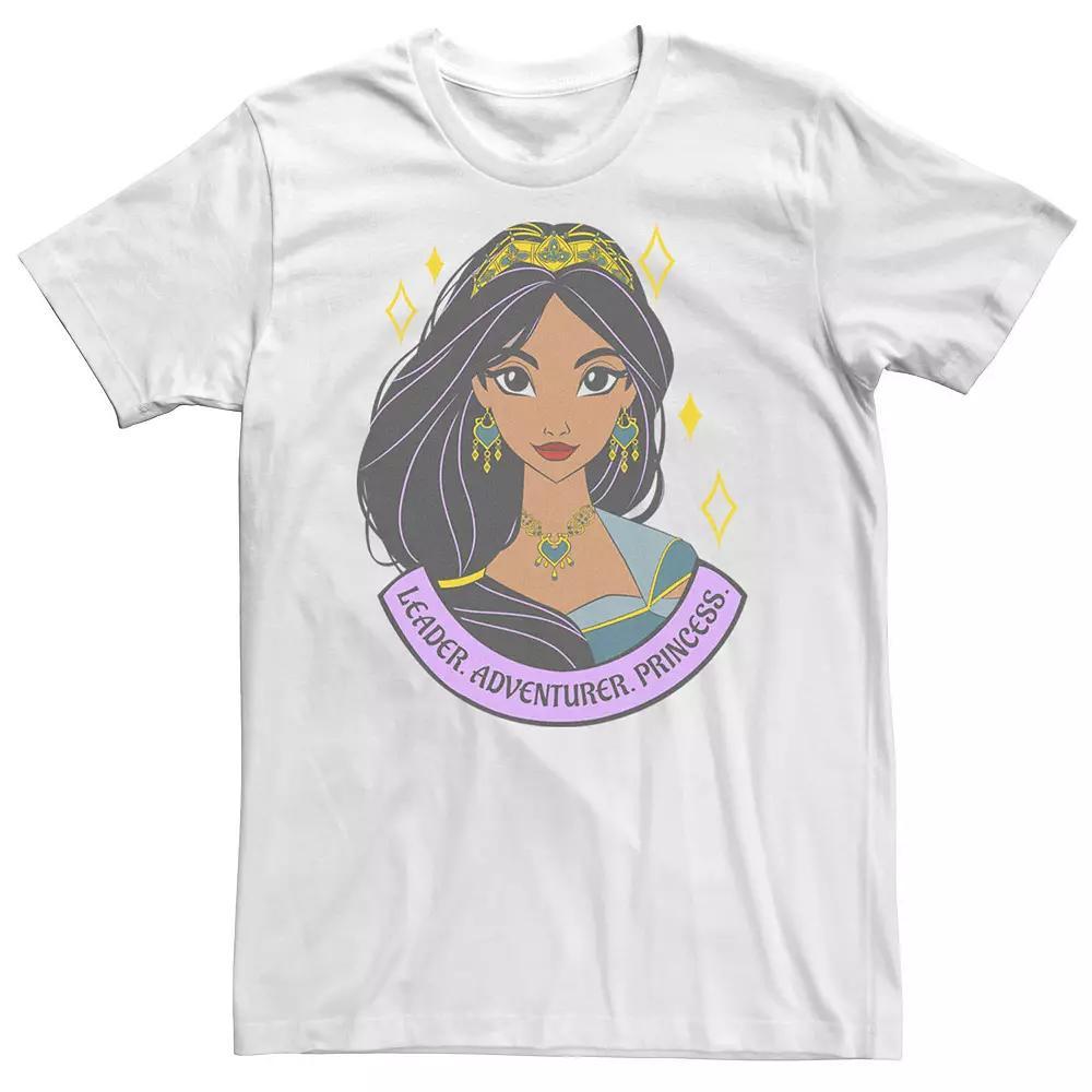 Big & Tall Disney Aladdin Live Action Jasmine Attribute Portrait Banner Tee, Men's,  Product Image