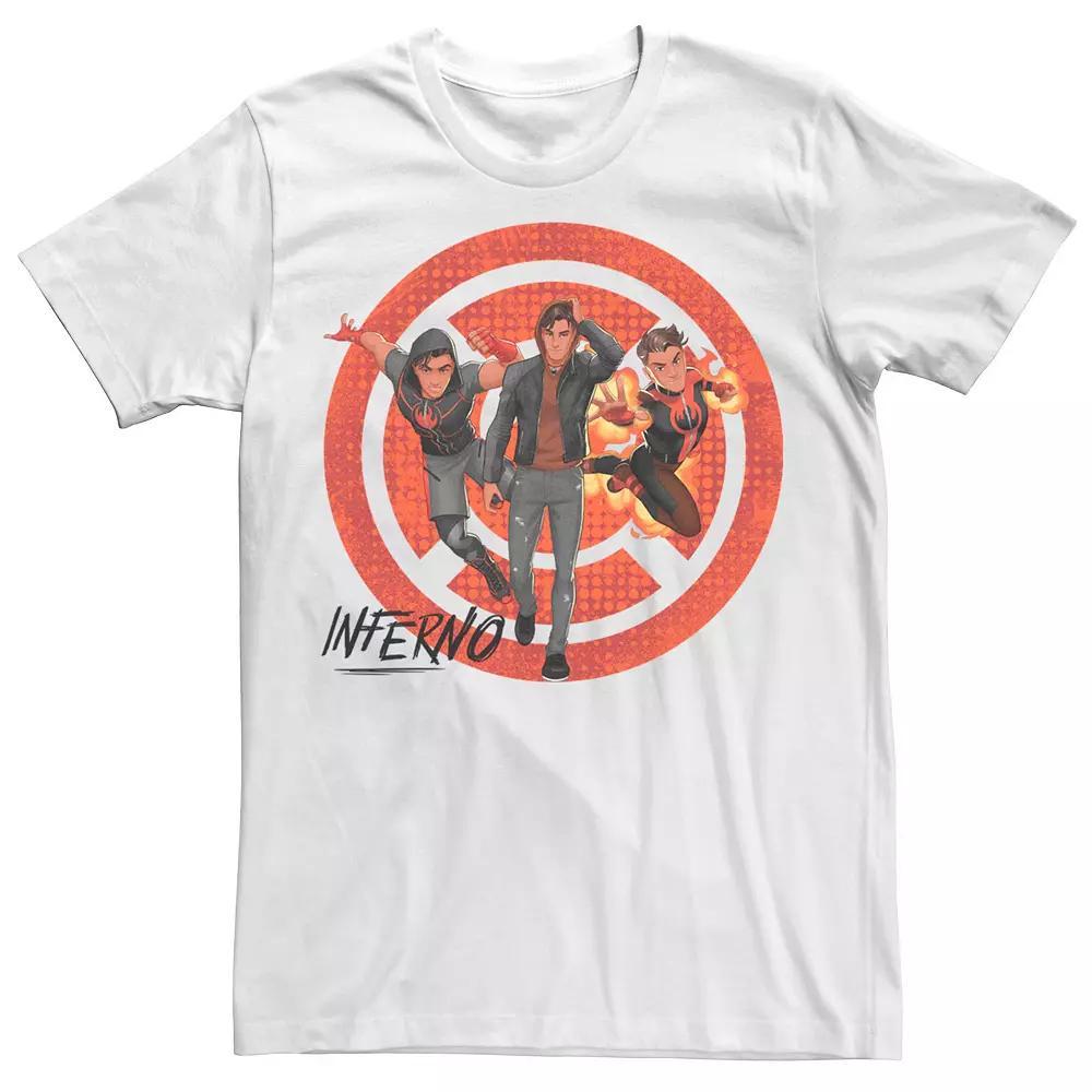 Men's Marvel Rising Secret Warriors Inferno Symbol Collage Graphic Tee,  Product Image