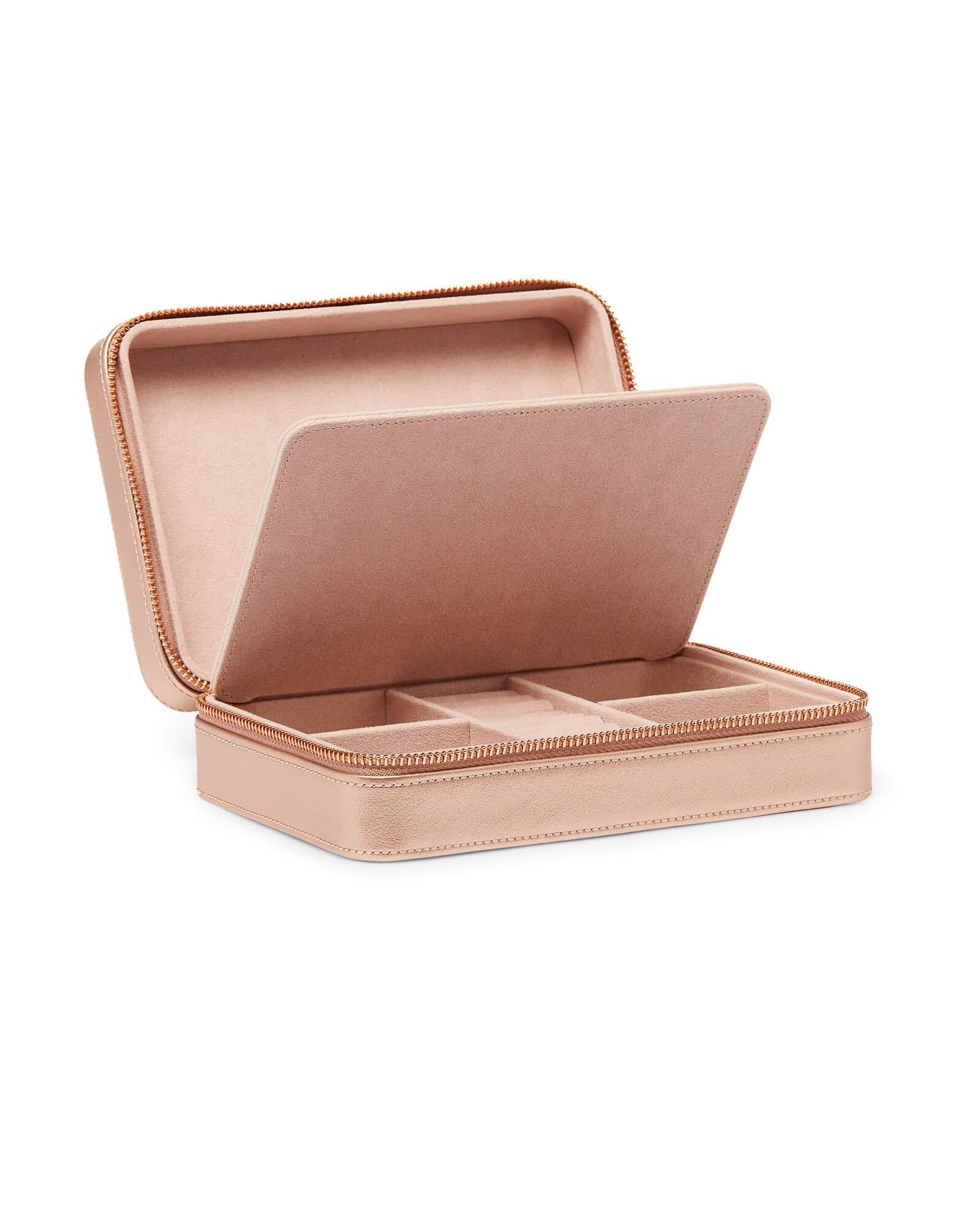 Medium Travel Jewelry Case in Rose Gold Product Image