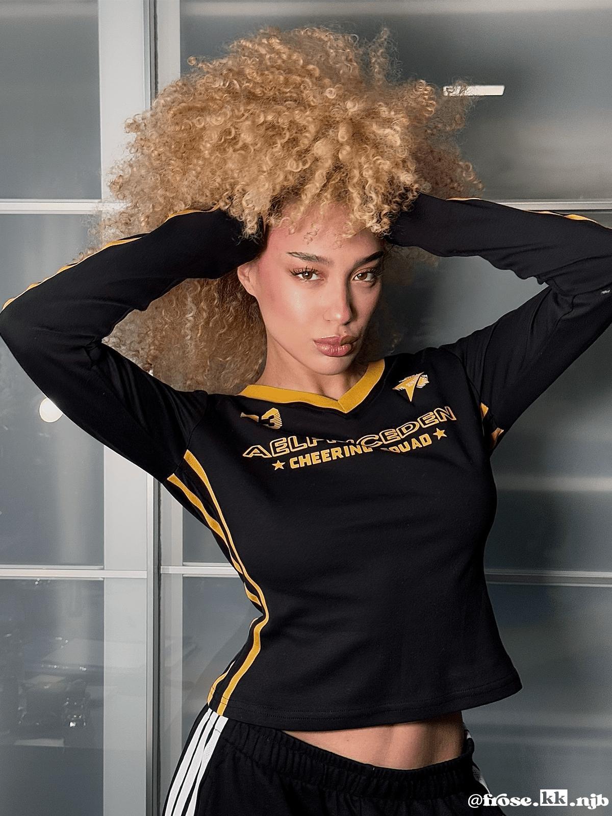 Aelfric Eden Stripe Patchwork Long Sleeve Tee Product Image