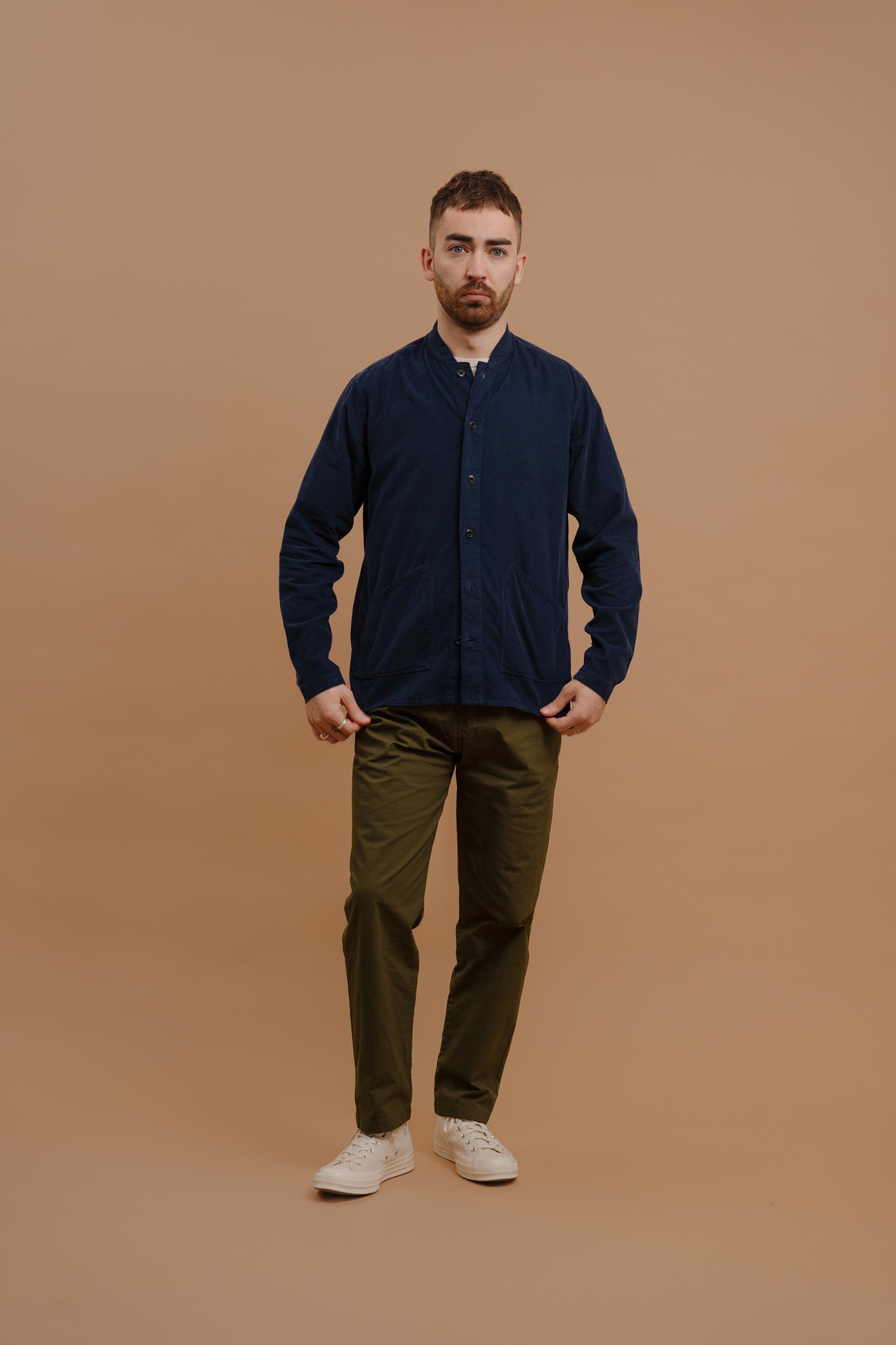 Organic Cord Baseball Overshirt Product Image