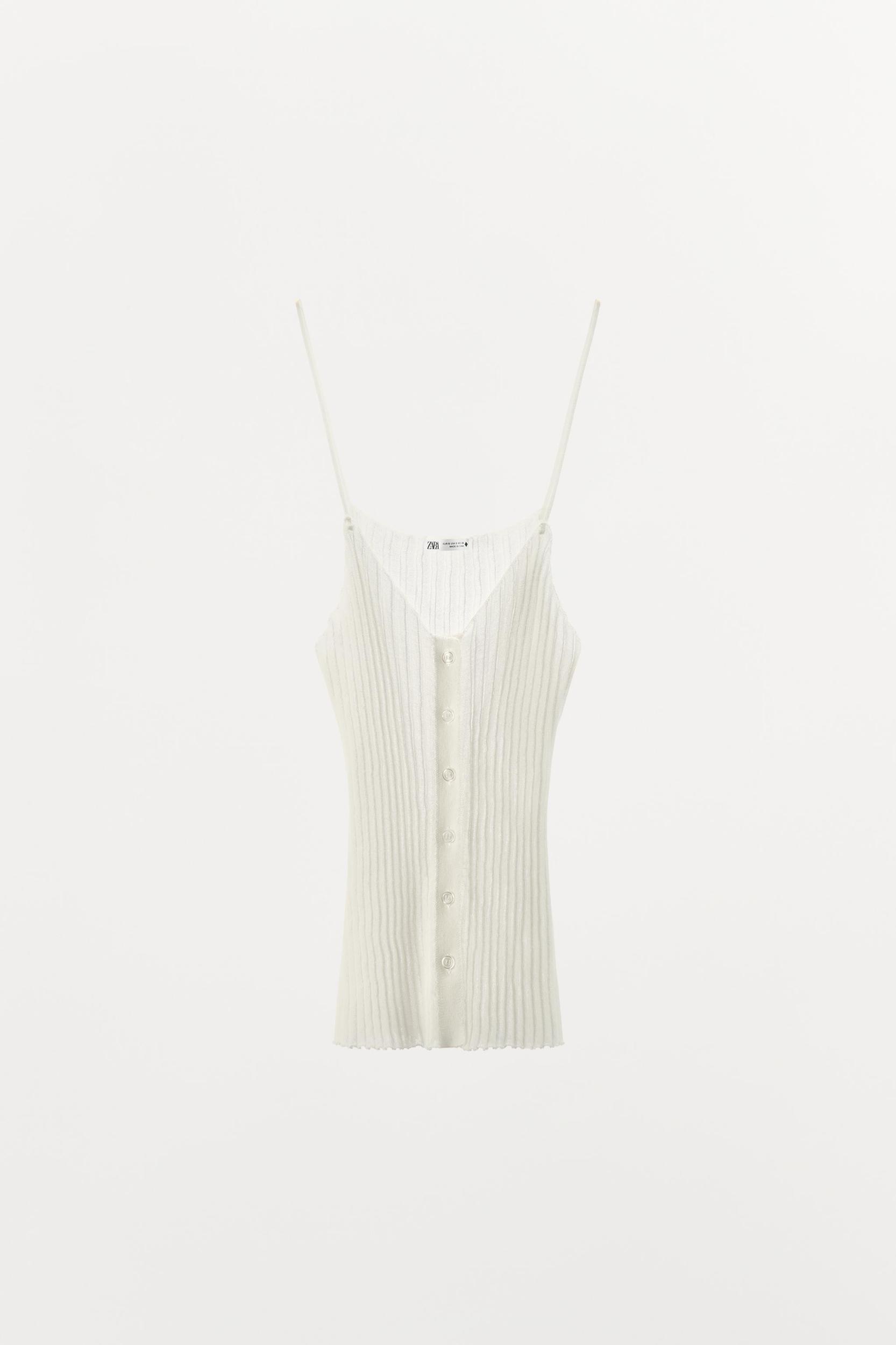 PLEATED FINE KNIT TOP Product Image