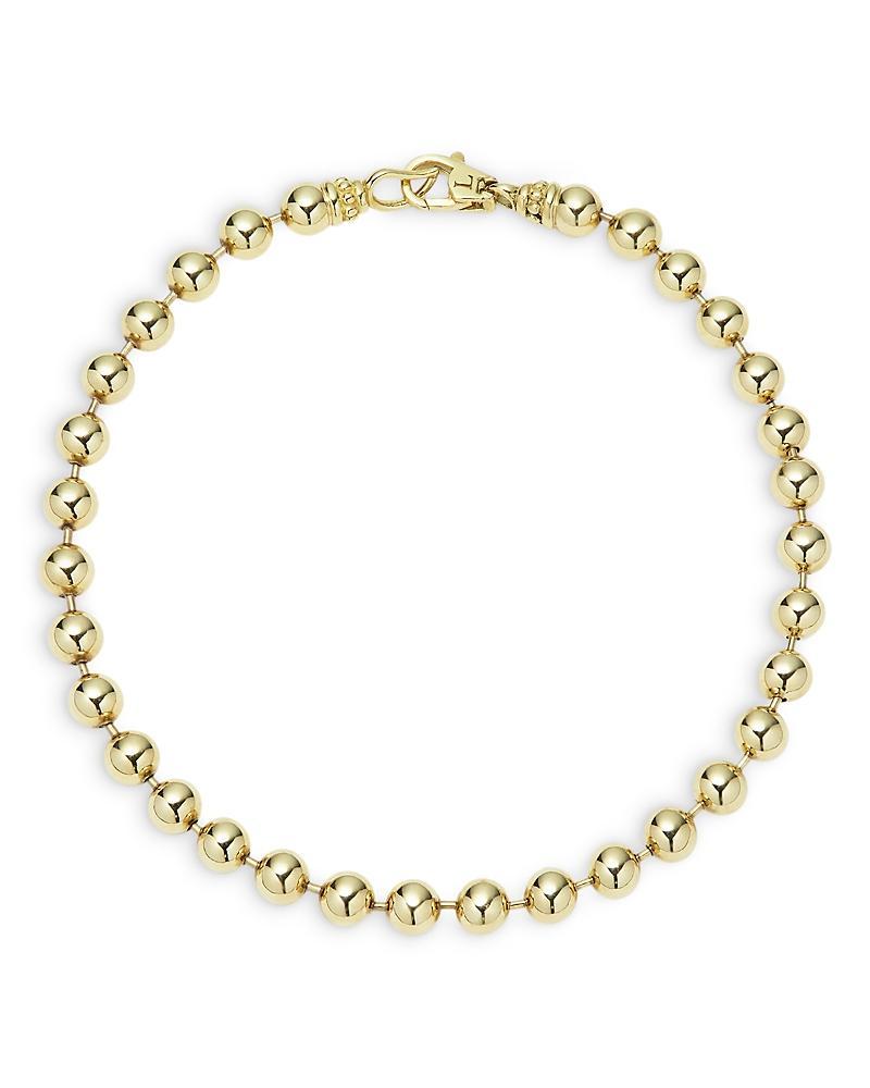 Mens 18K Gold Anthem Ball Chain Bracelet, 5mm Product Image