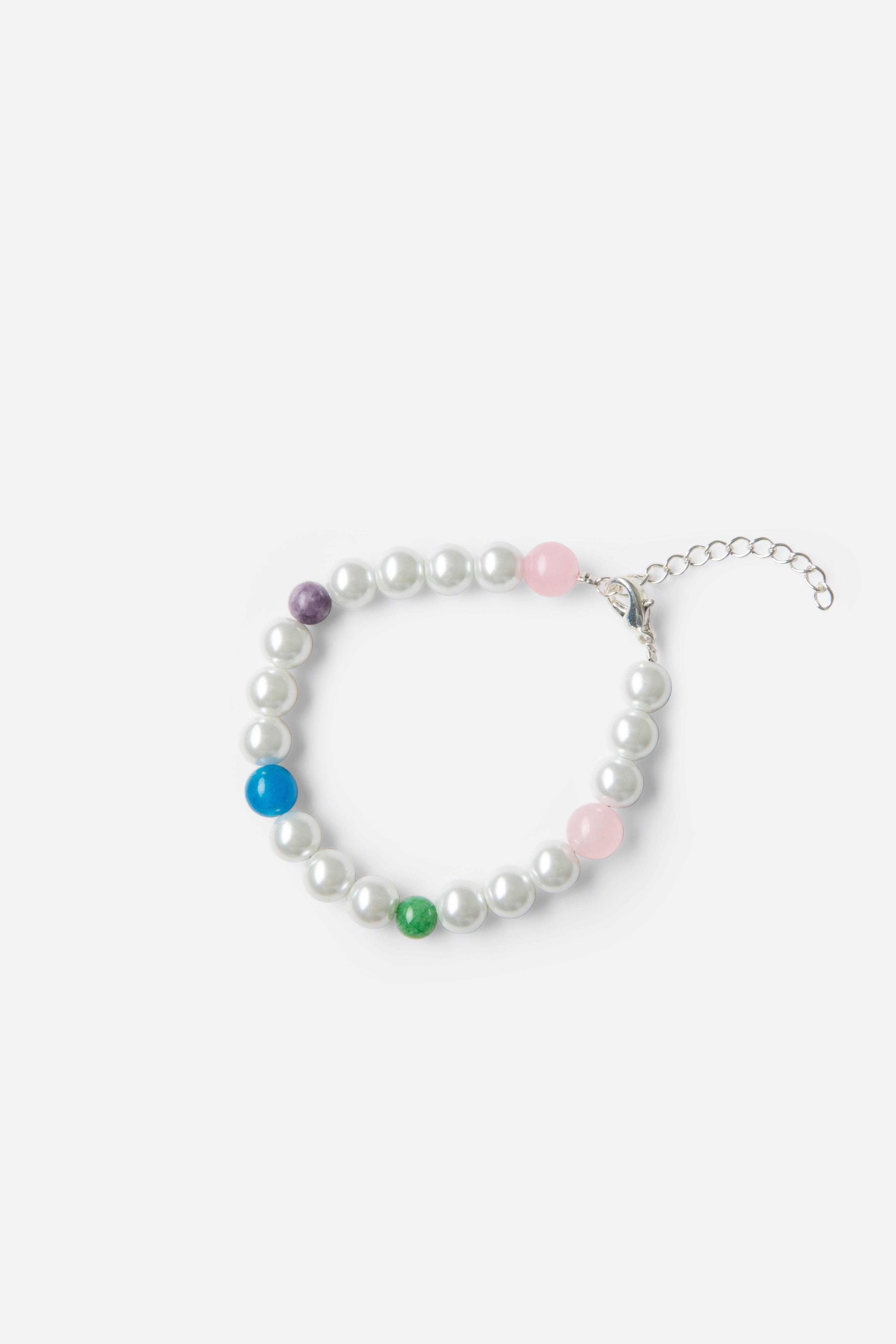 Mixed Beaded Pearl Bracelet - Multi Product Image