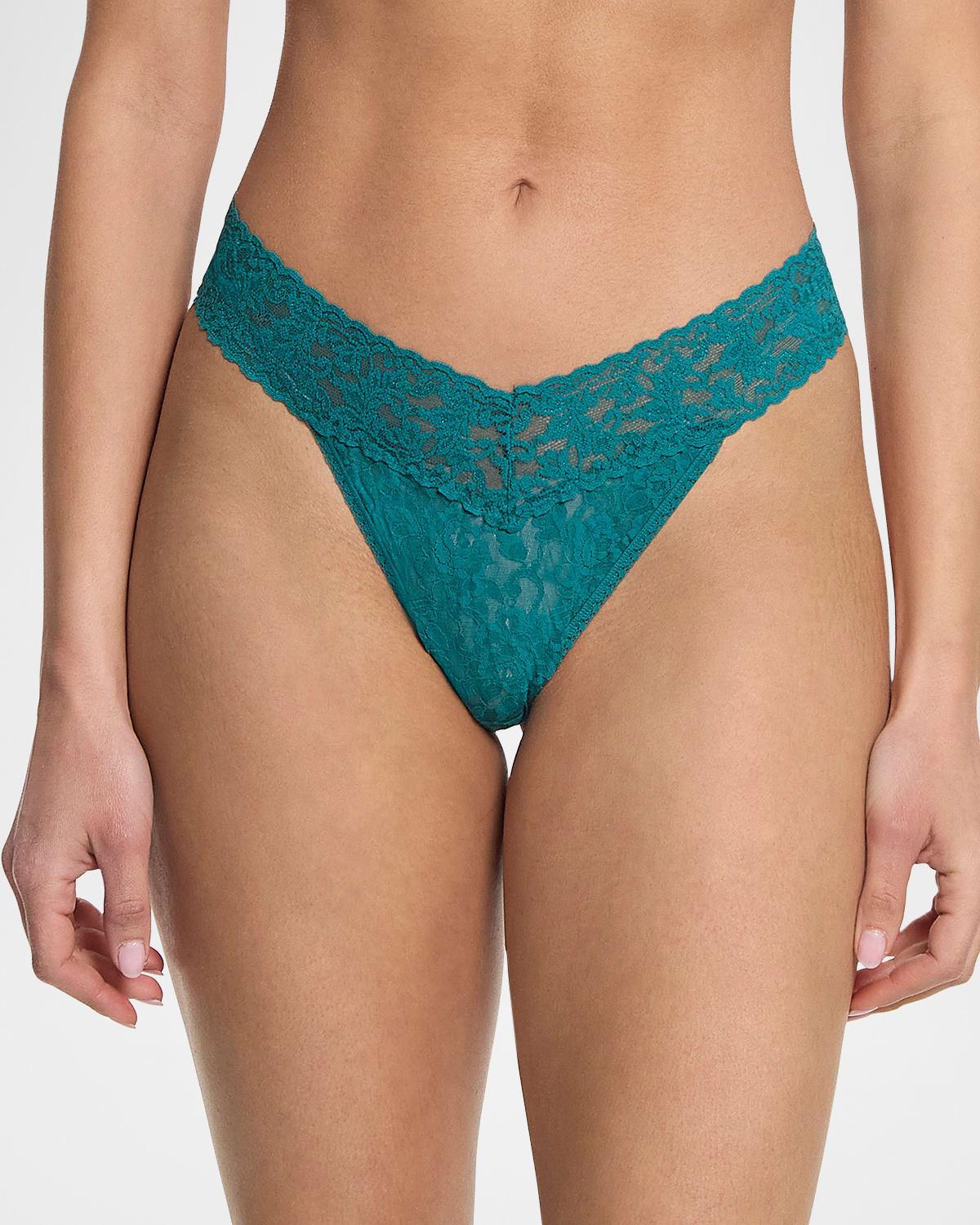 Signature Lace Original Rise Thong Product Image