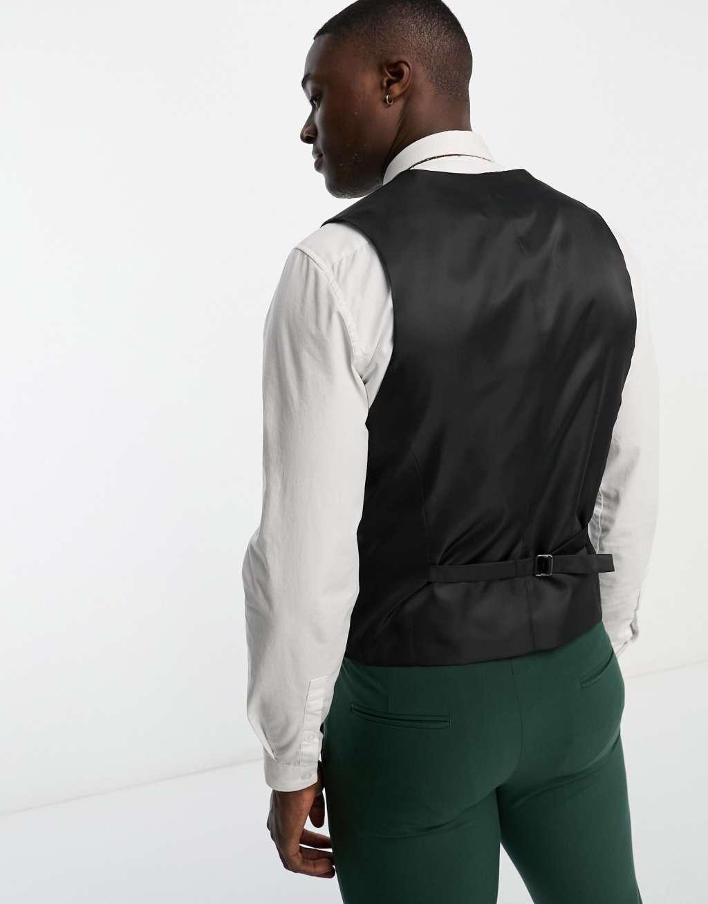 ASOS DESIGN super skinny suit suit vest Product Image