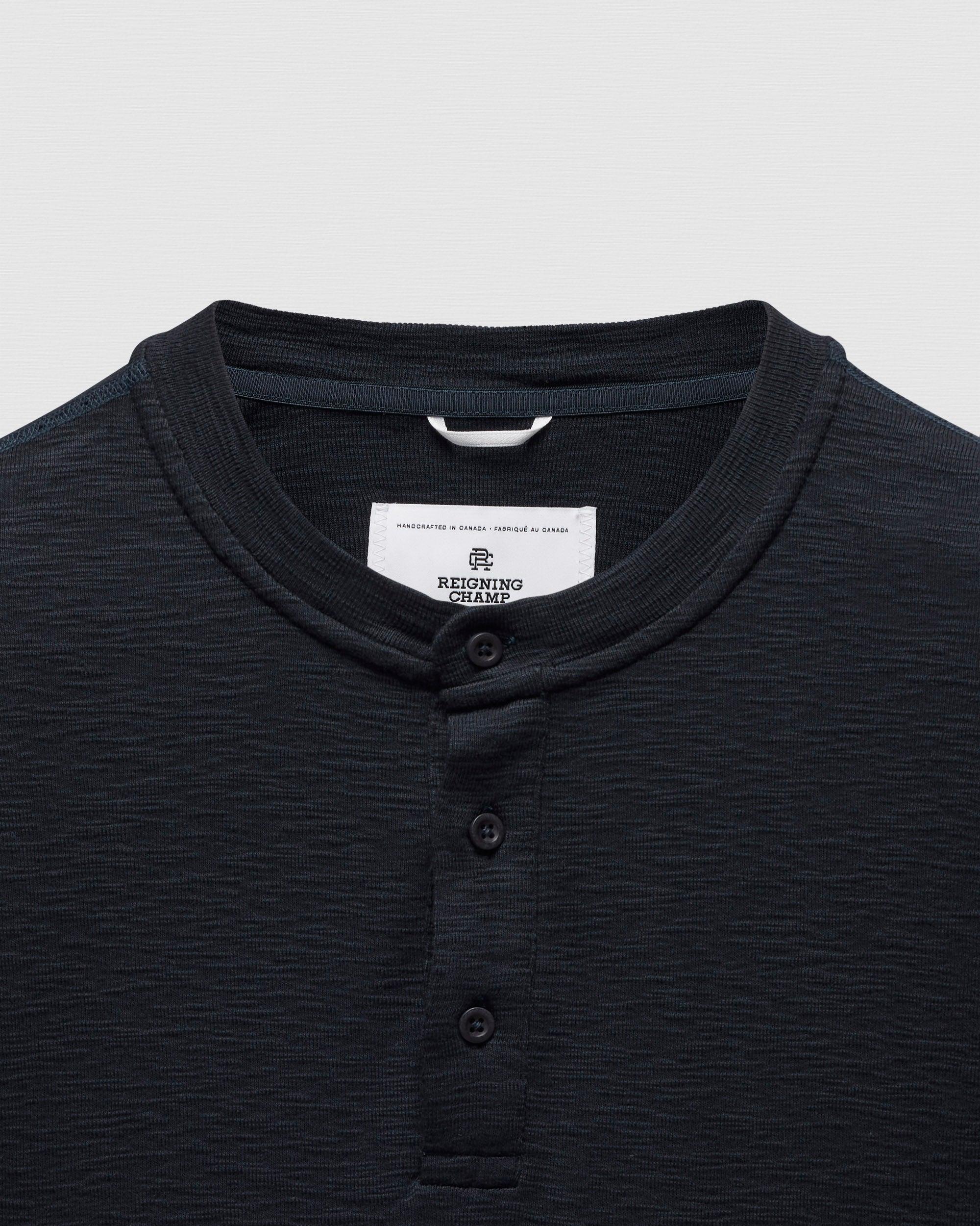 1X1 Slub Slim Henley Male Product Image