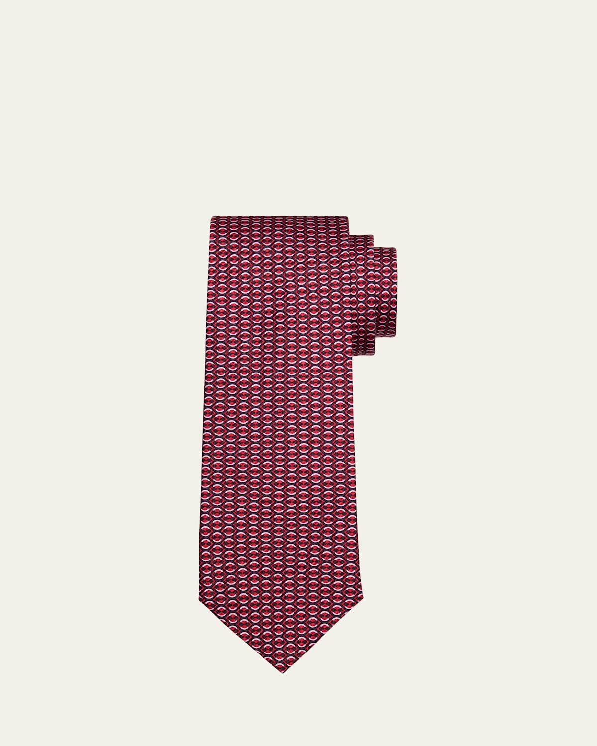 Mens Patterned Silk Tie Product Image