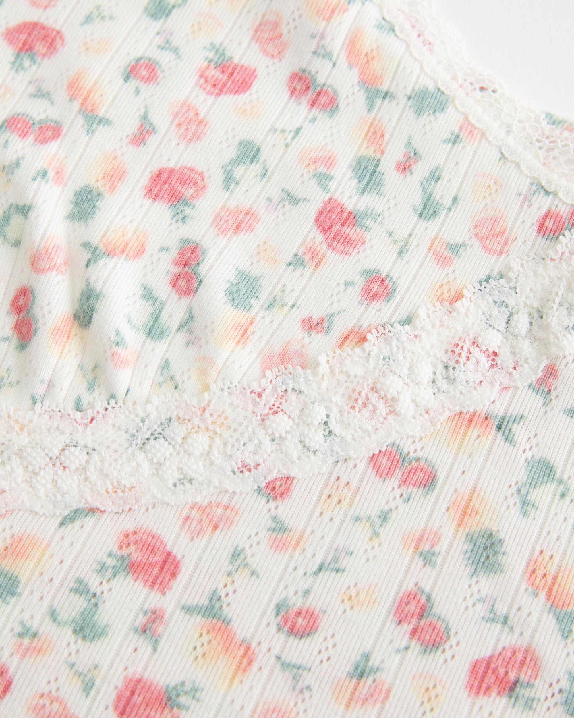 Cozy Lace Pointelle Cami & Shorts Set Product Image