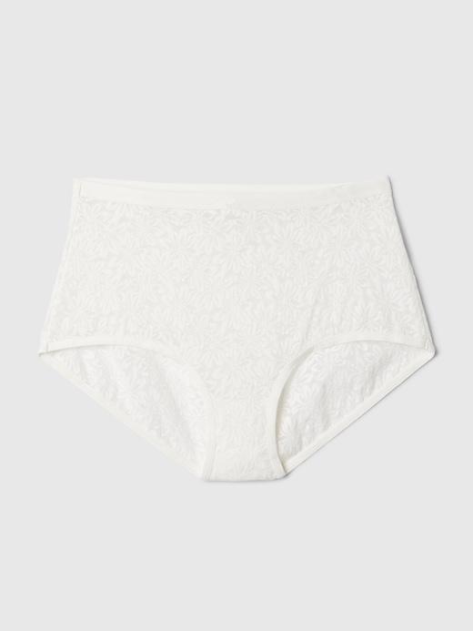 High Rise Floral Lace Brief Product Image