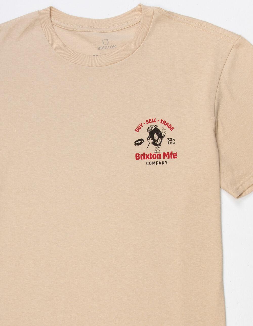 BRIXTON Rhythmic Standard Mens Tee - CREAM Product Image