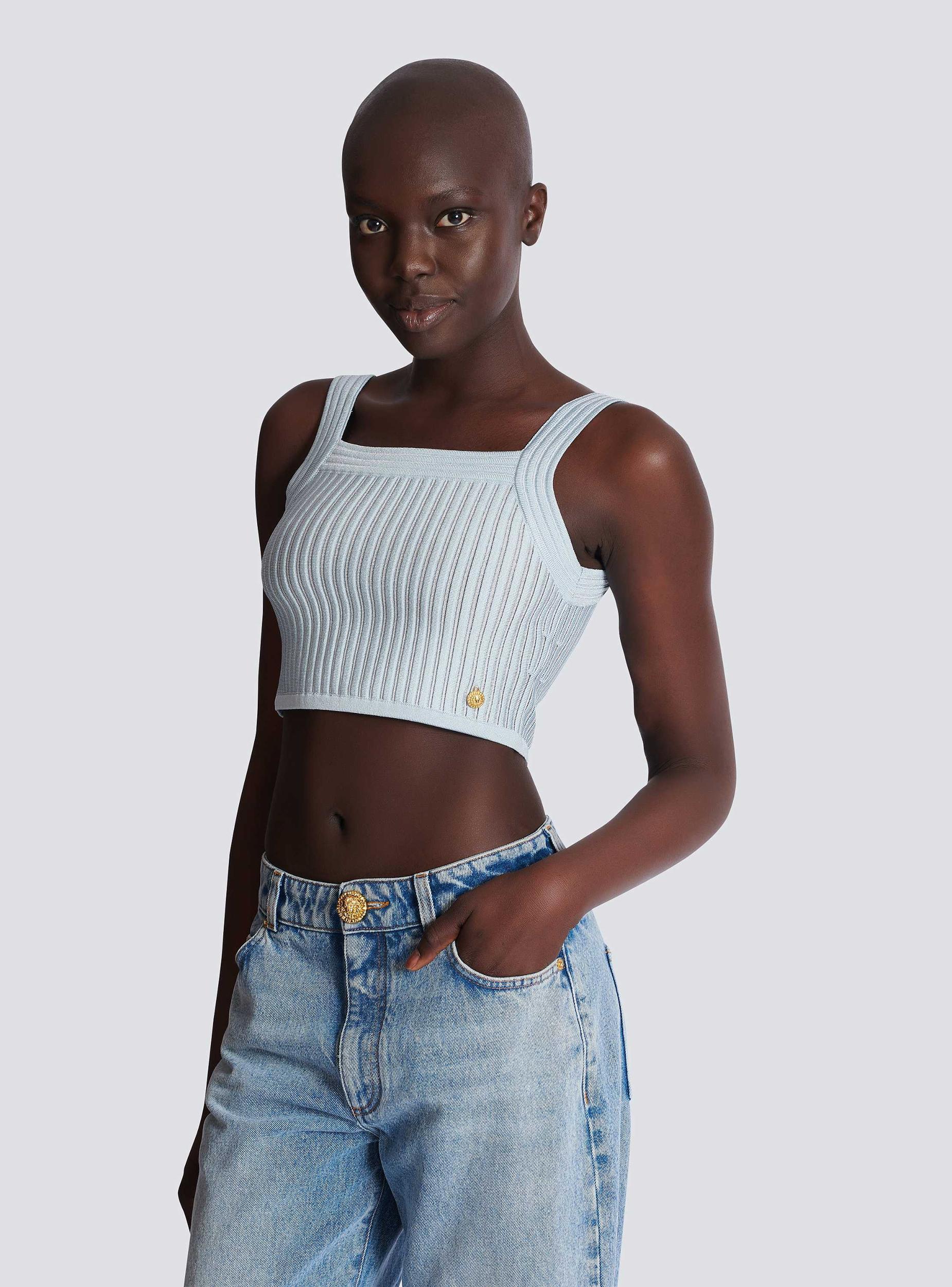 Textured knit top Product Image