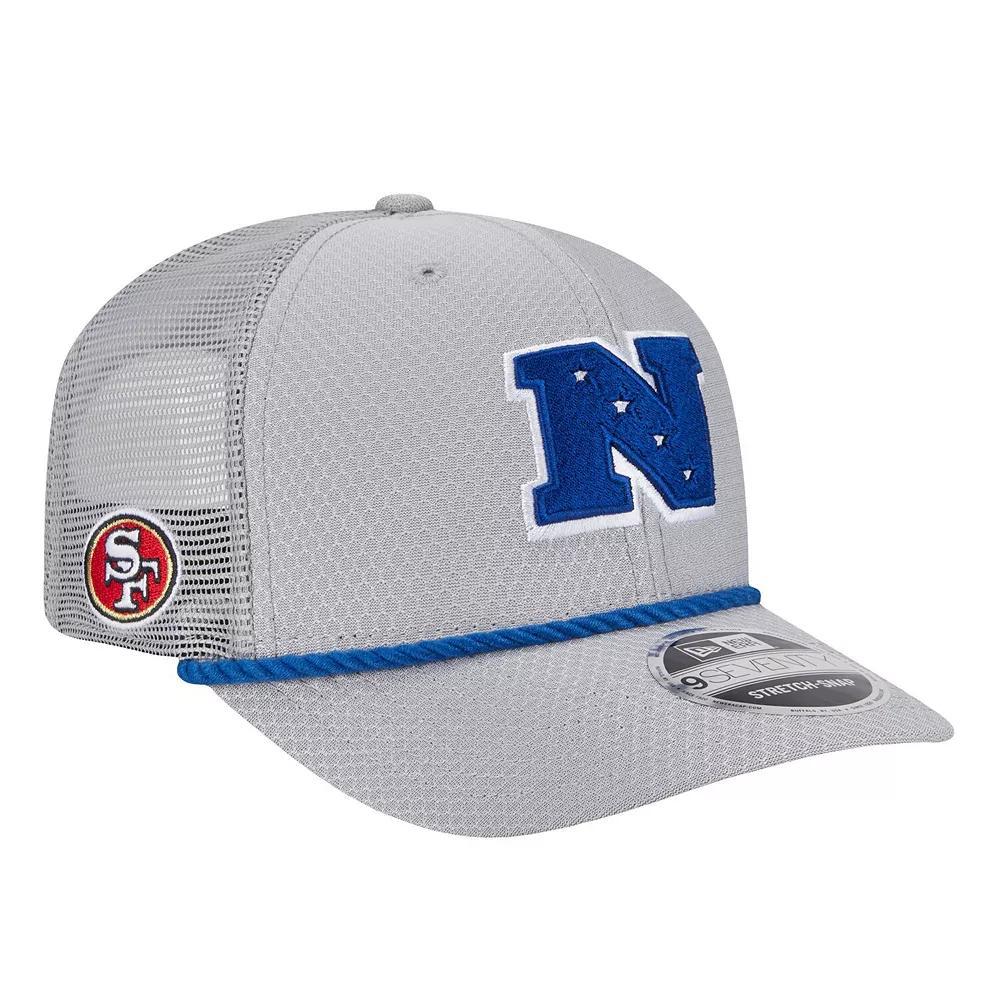 Men's New Era Gray San Francisco 49ers 2025 Pro Bowl 9SEVENTY Stretch-Snap Hat, Grey Product Image