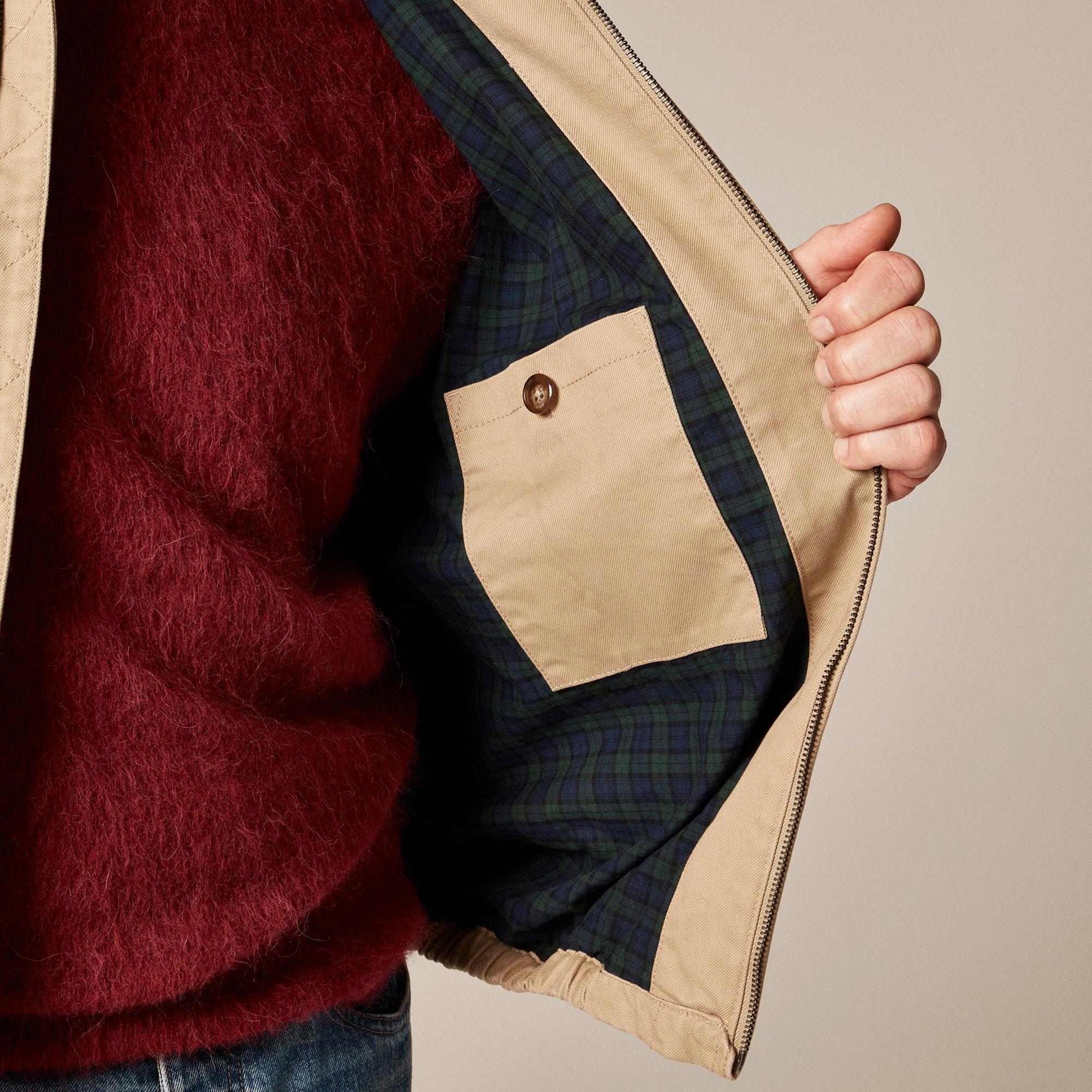 Harrington jacket in cotton twill Product Image