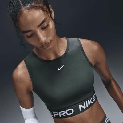 Womens Nike Pro Dri-FIT Crop Tank Top Product Image